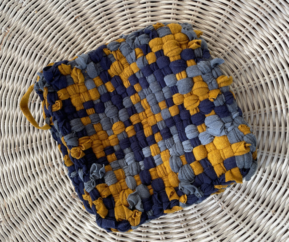Upcycled Woven Potholders with Kirsten Wert