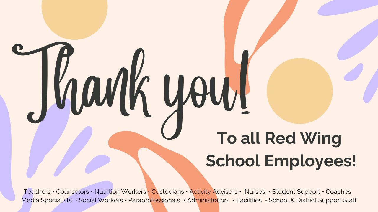 Gratitude Campaign for Red Wing School Employees!