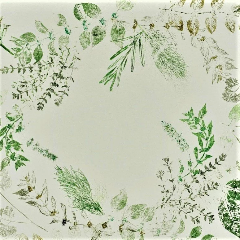 Workshop: Patterns, Wreaths, Mandalas made with Leaf Printing