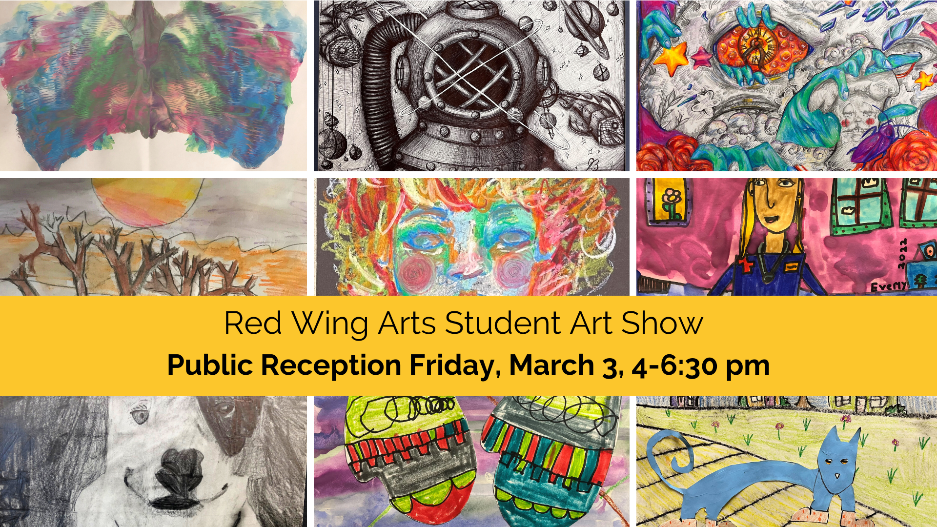 Public Reception for Red Wing Arts Student Art Show