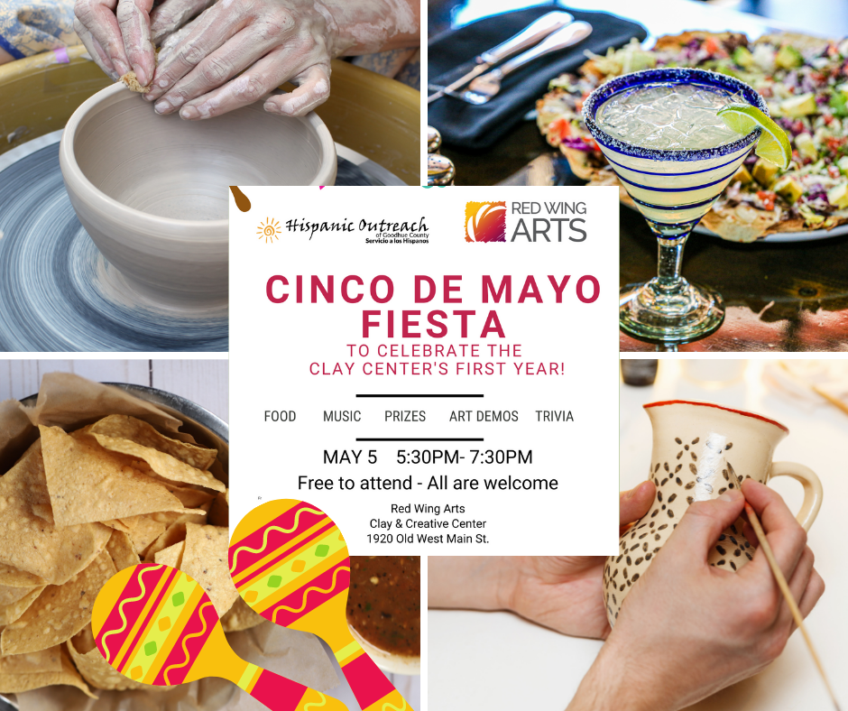 Clay &amp; Creative Center's ﻿First Year Celebration &amp; Cinco de Mayo Fiesta