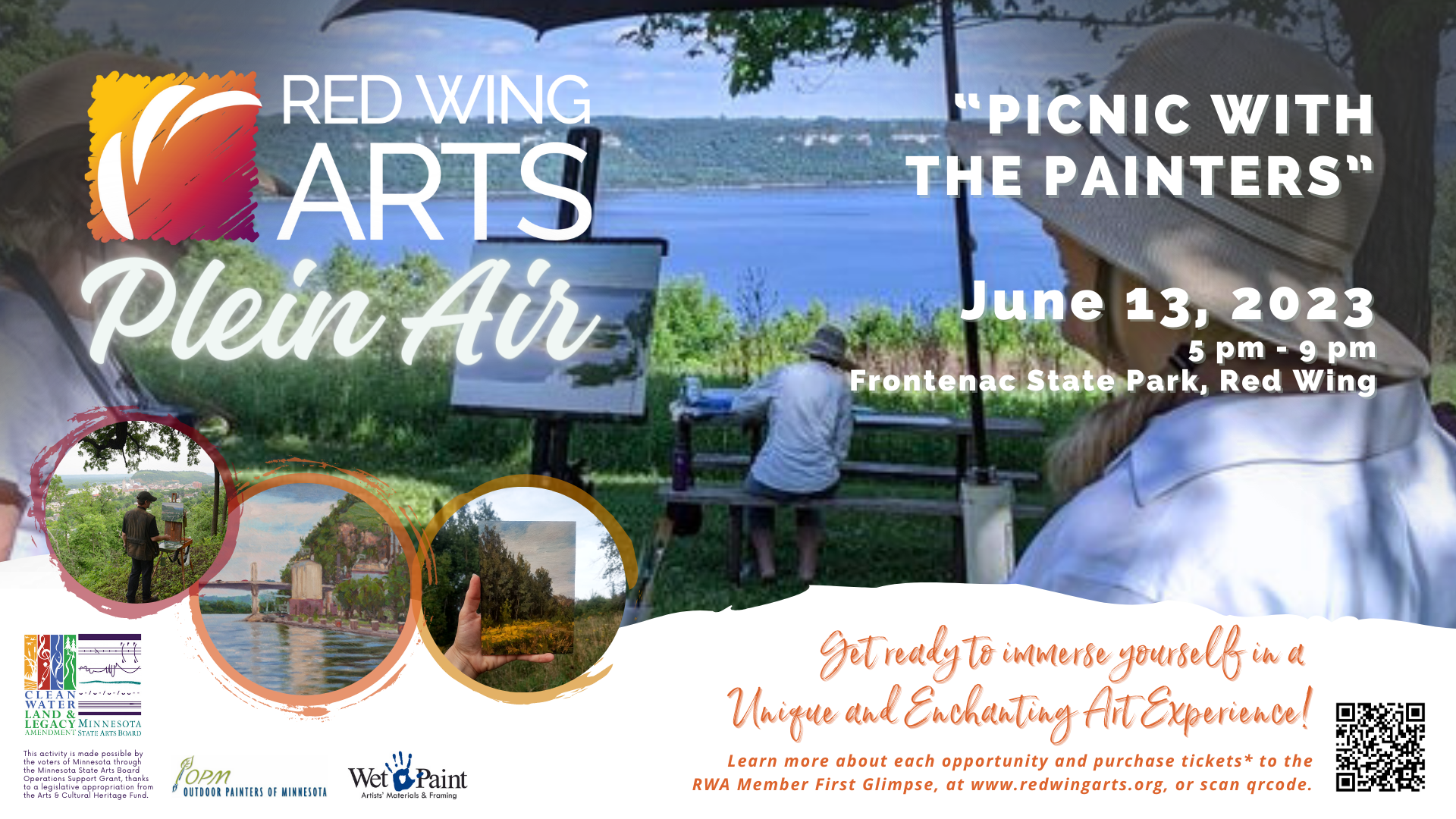 17th Annual Plein Air: “Picnic with the Painters”