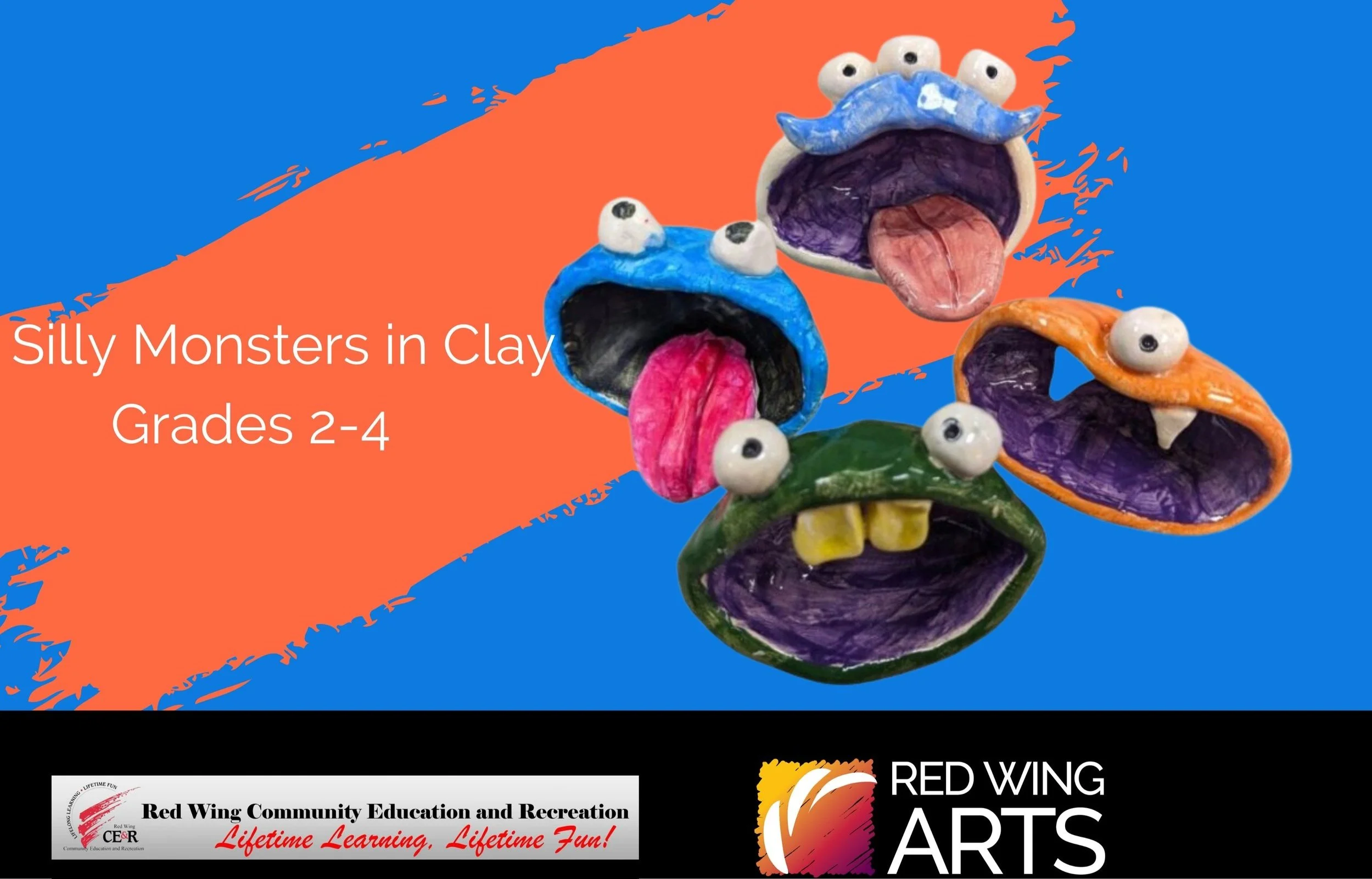 Silly Monsters in Clay - Grades 2-4