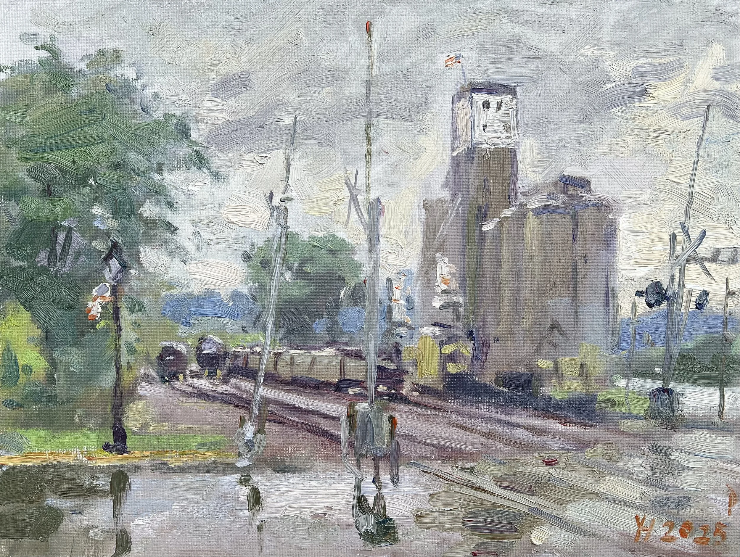 Ylli Haruni - Rainy Day at Railroad Passing