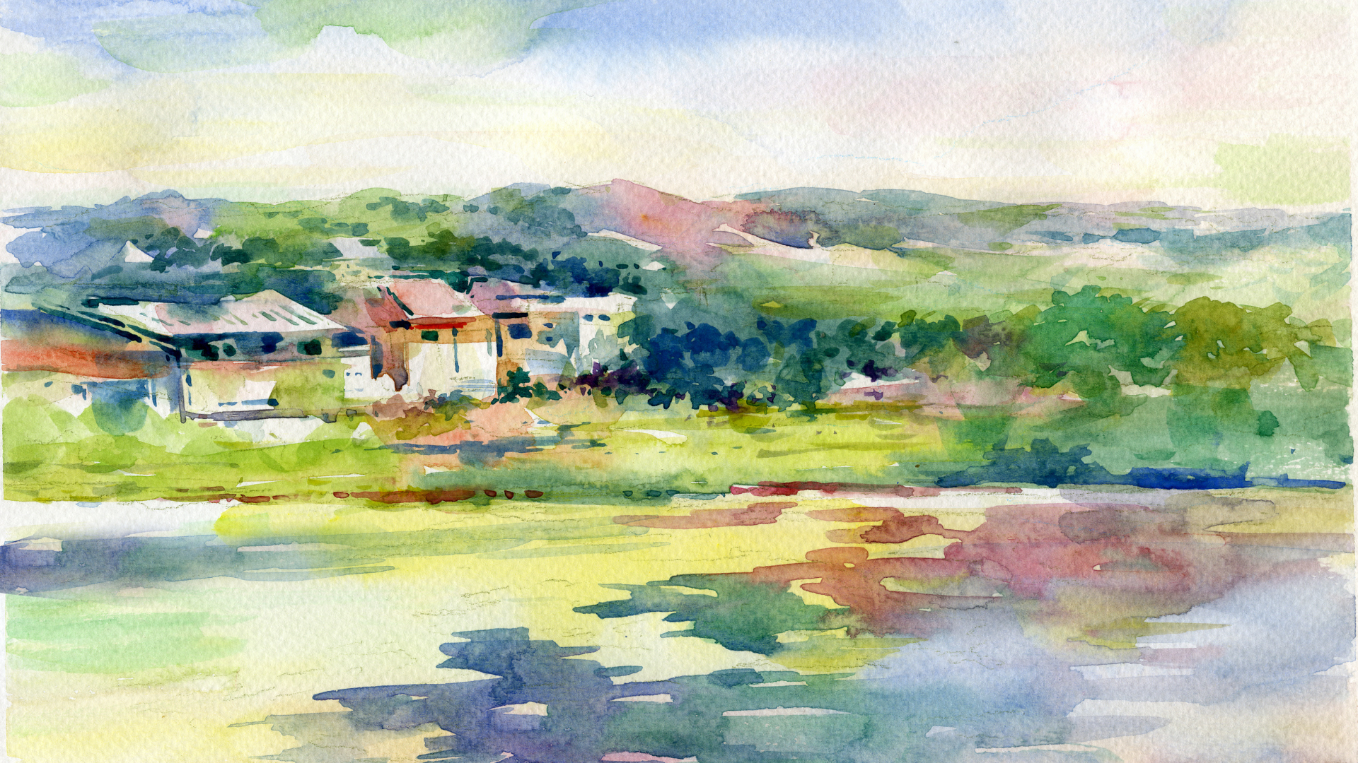 Community Saturday - Watercolor Landscapes at the Depot