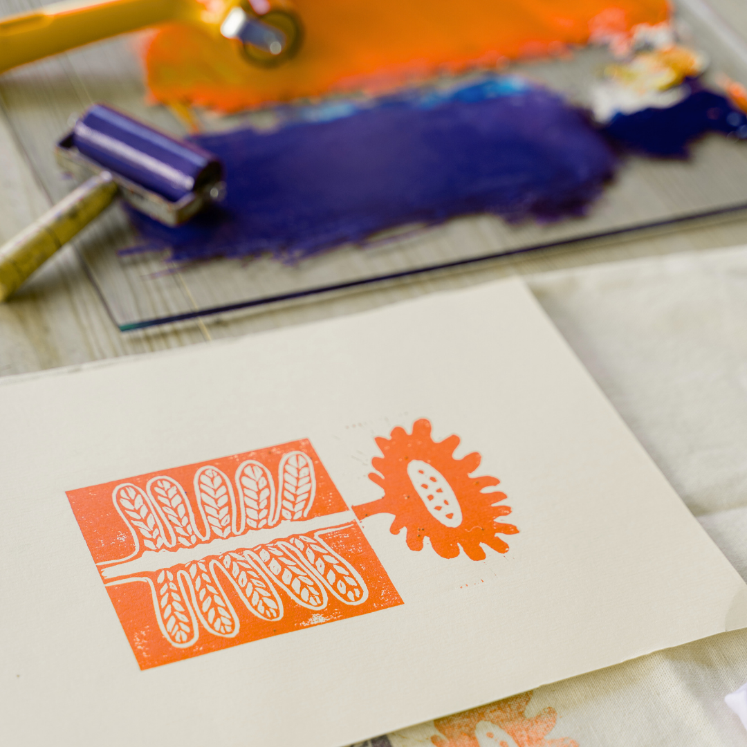 Color Relief Print Examples Introduction to Relief Printing — Red Wing Arts