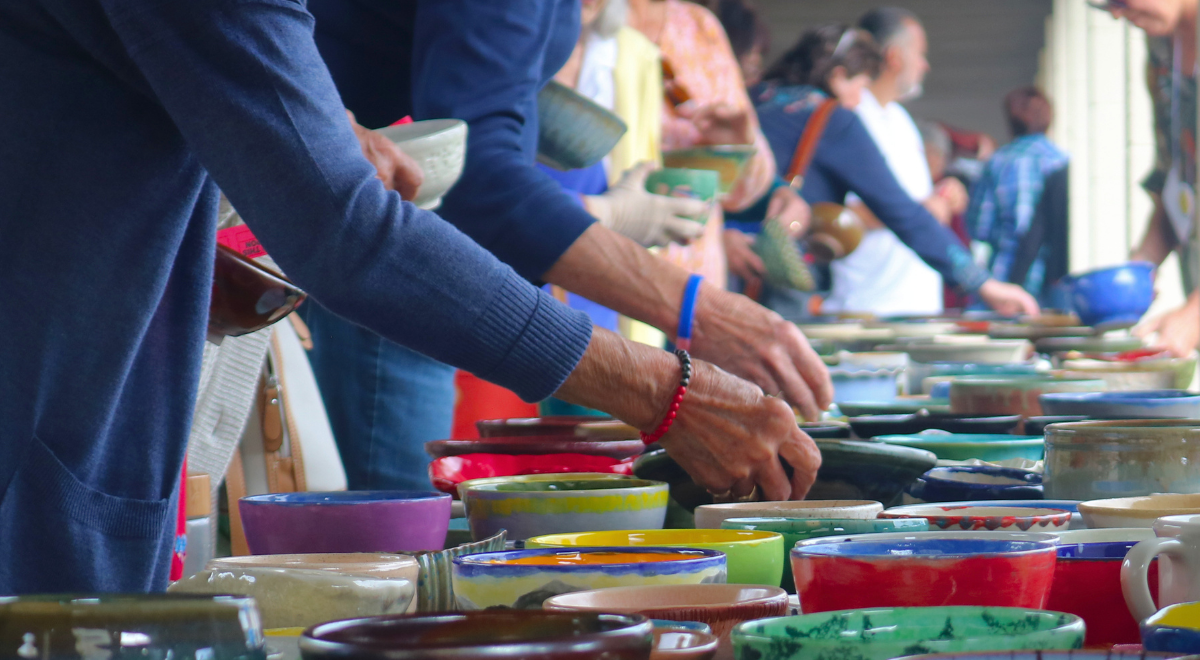 Community Saturday - Bowl Painting for Artful Summer Supper