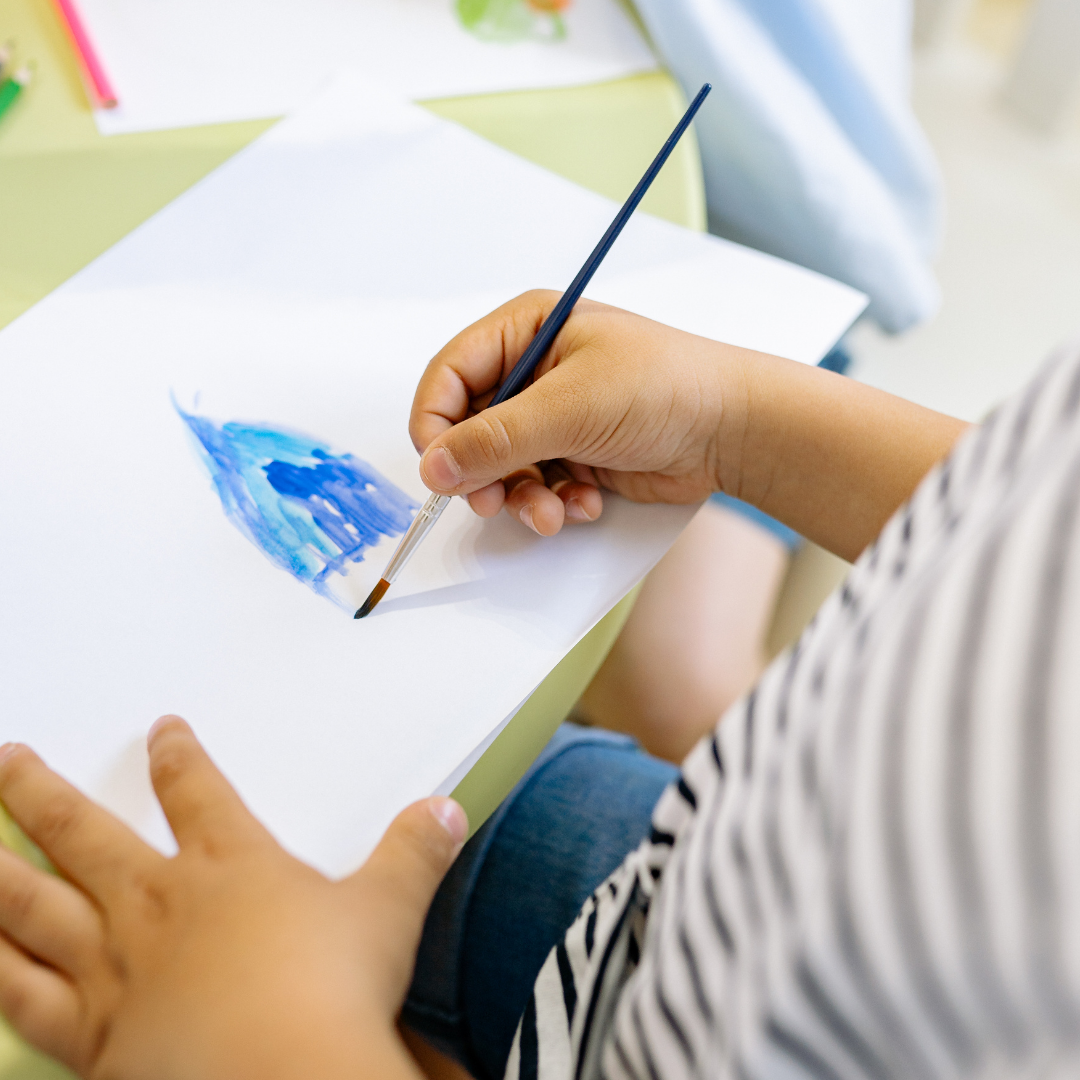 Winter Watercolor Painting Gr. 2-4