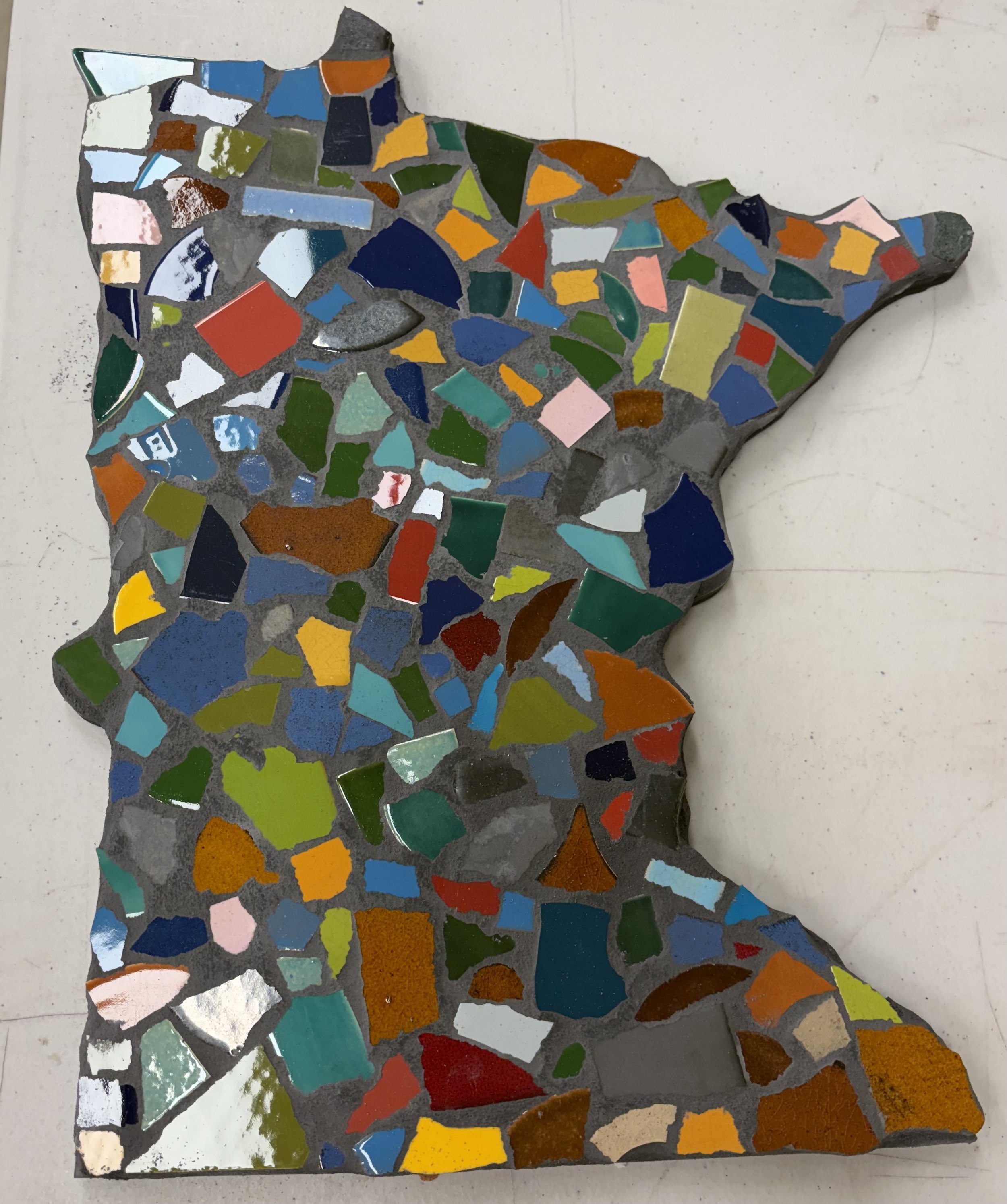 Minnesota Shaped Mosaic with Caron Learned