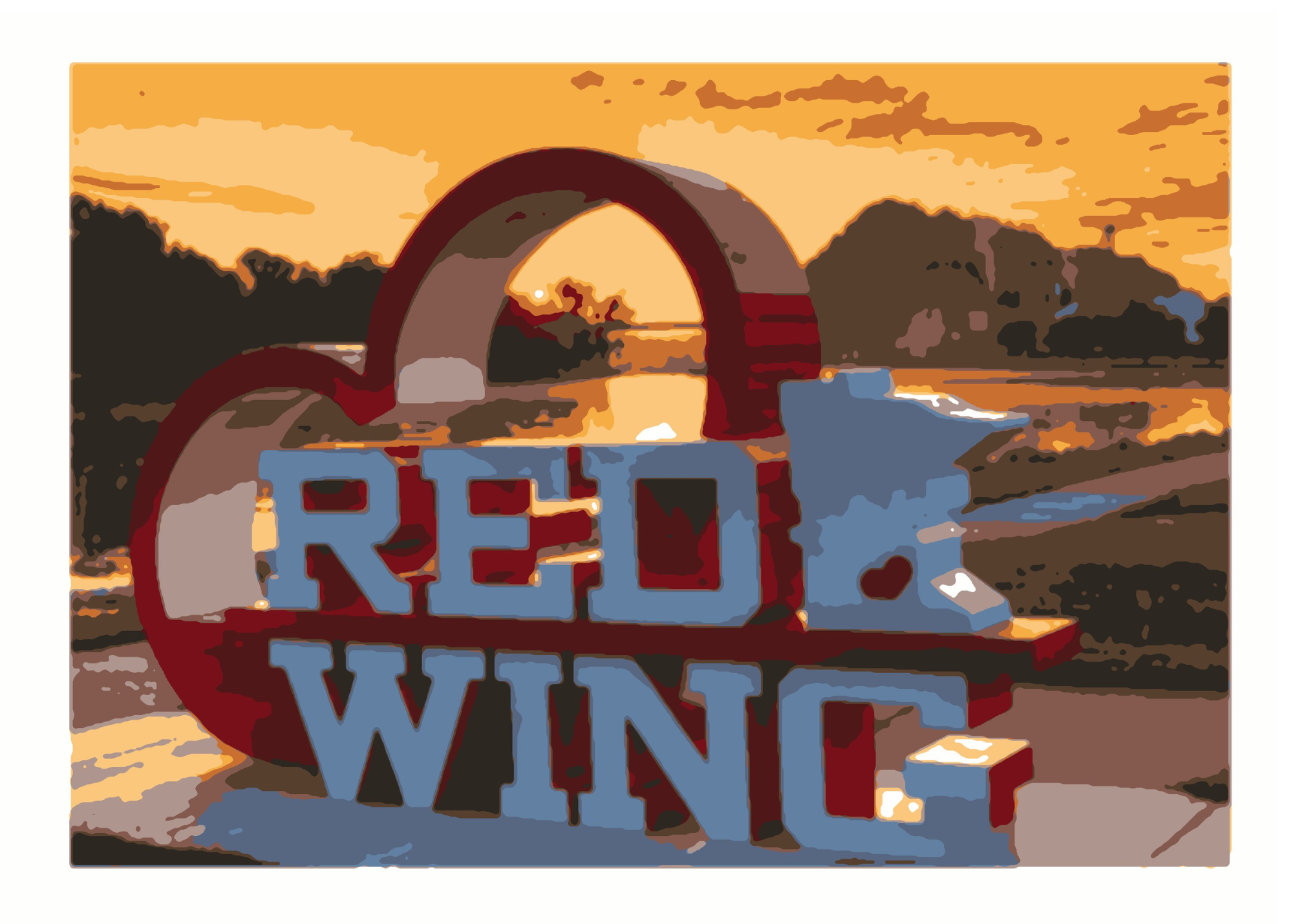 "Welcome to Red Wing" Watercolor Postcards