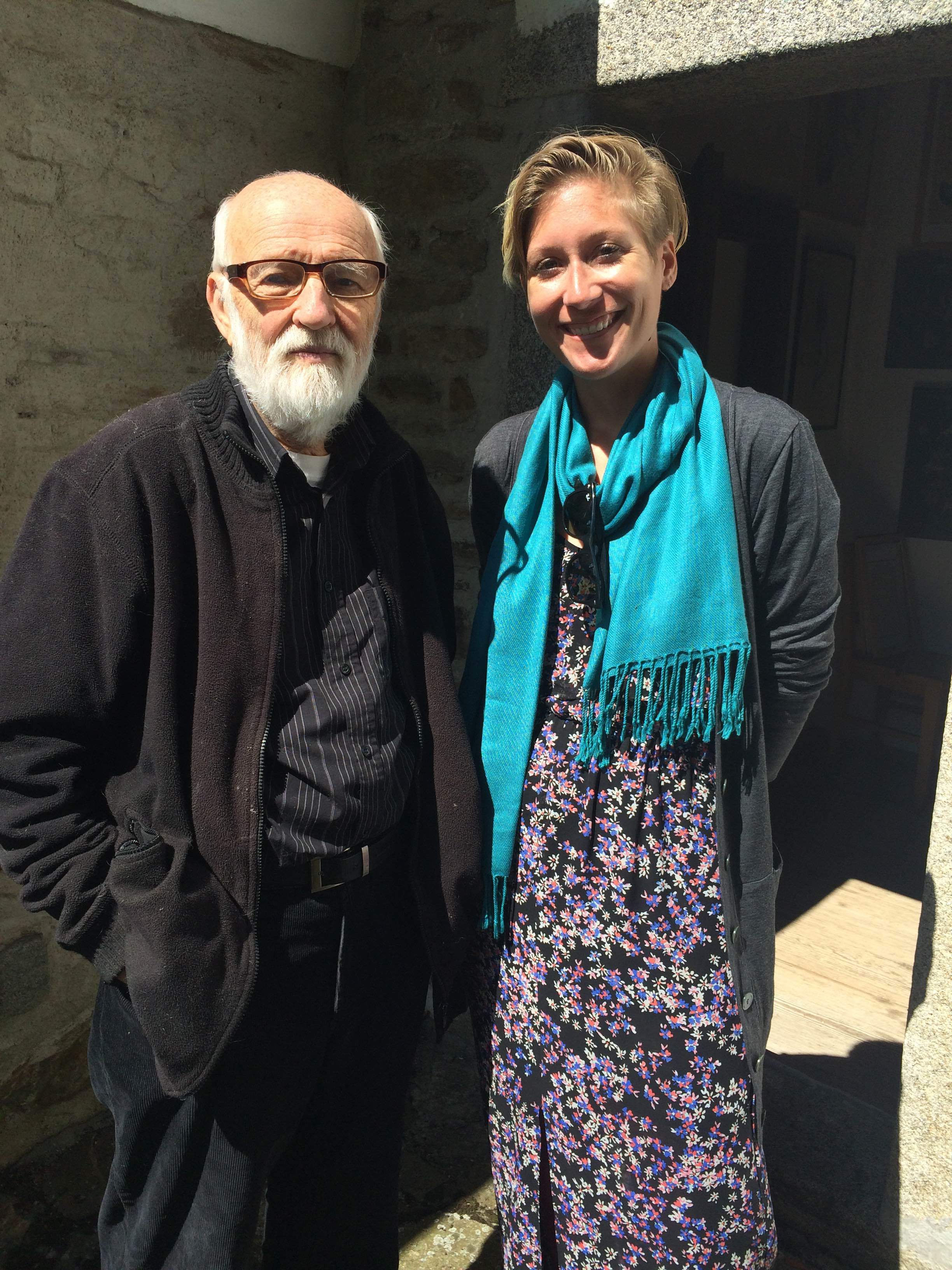 Meeting my animation idol, Jan Svankmajer, August 2016.