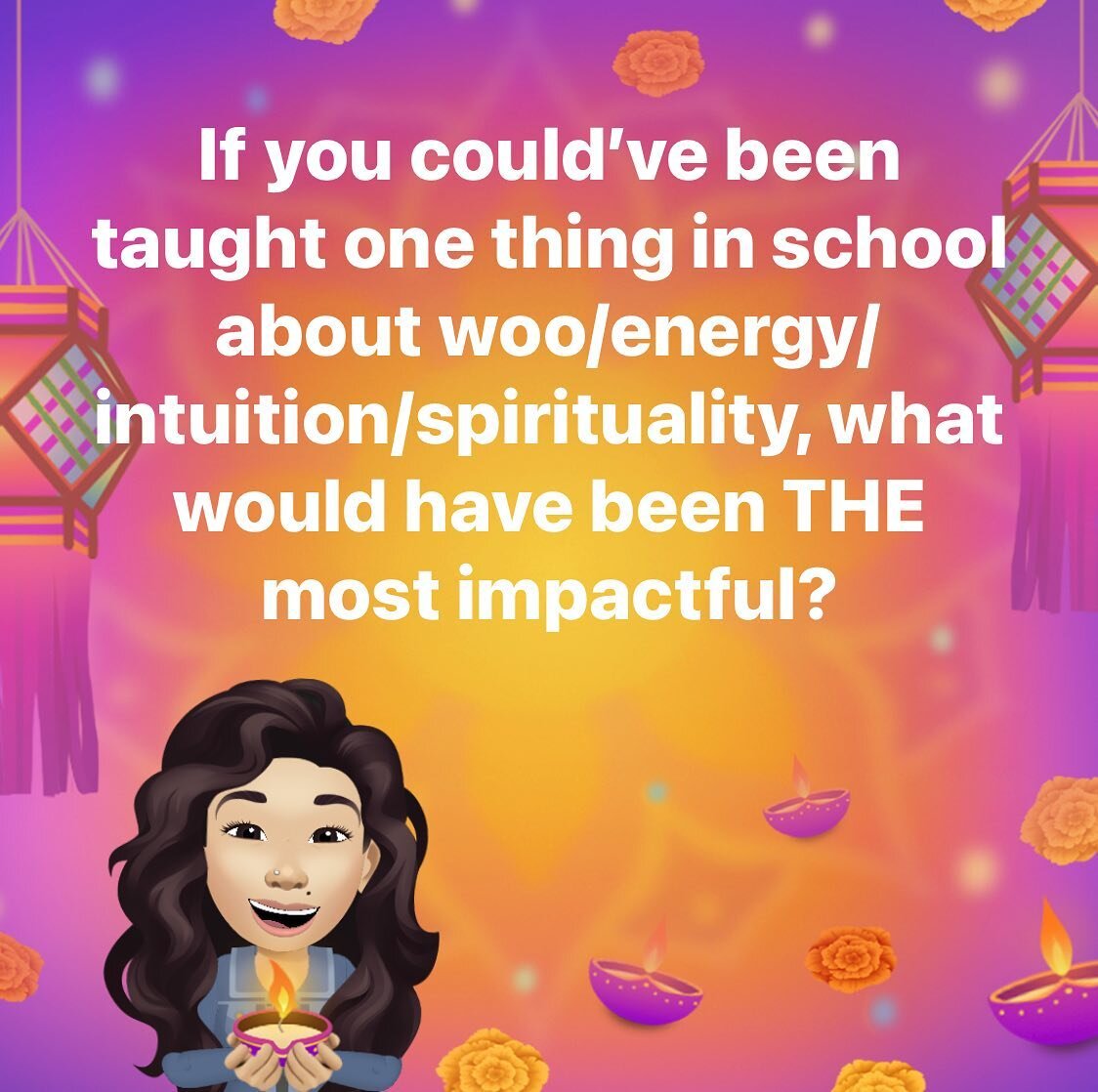 If you could have been taught ONE thing about energy / intuition / woo-woo goodness / spirituality in school growing up, what would have been the one thing that would have changed everything for you?

🦚💙💫💚🦚

#empath #intuitive #energyhealing #ho