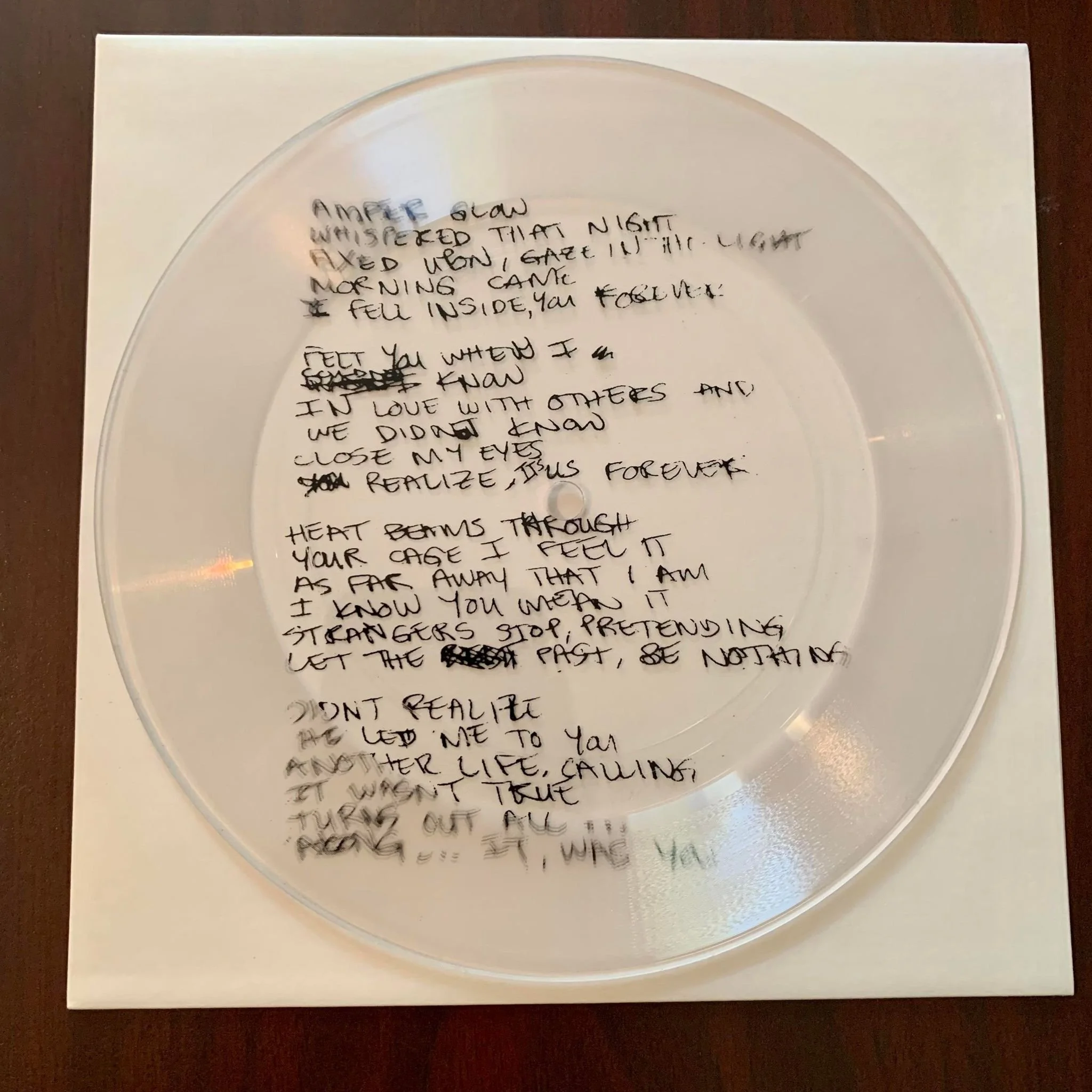 screenprinted record