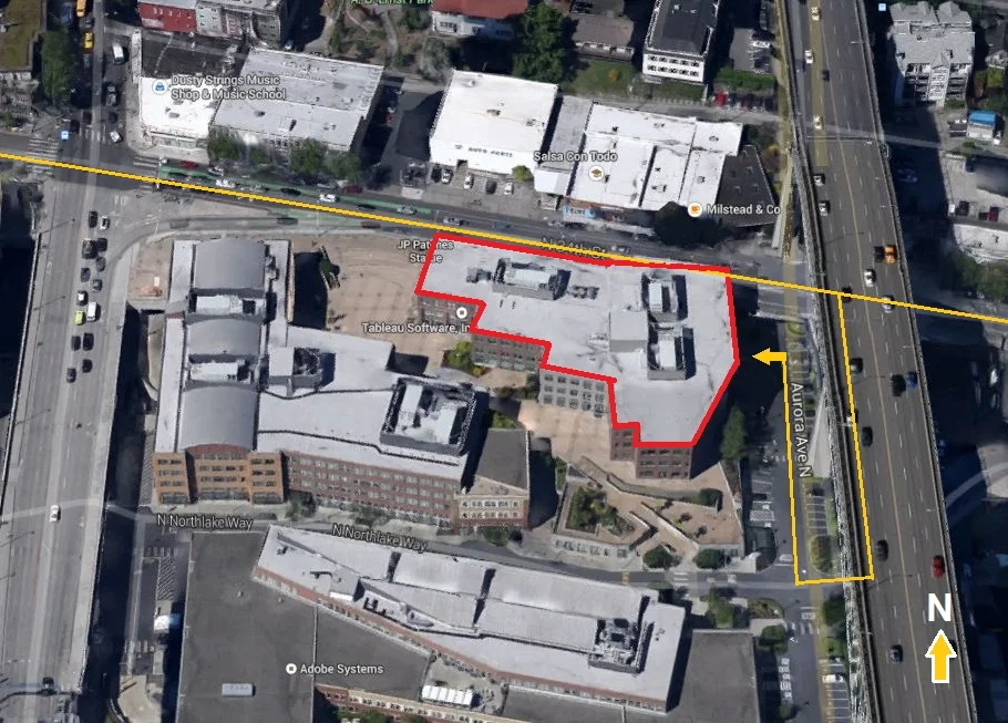 Click image to see how to get into our parking garage at the Lakeview Building.