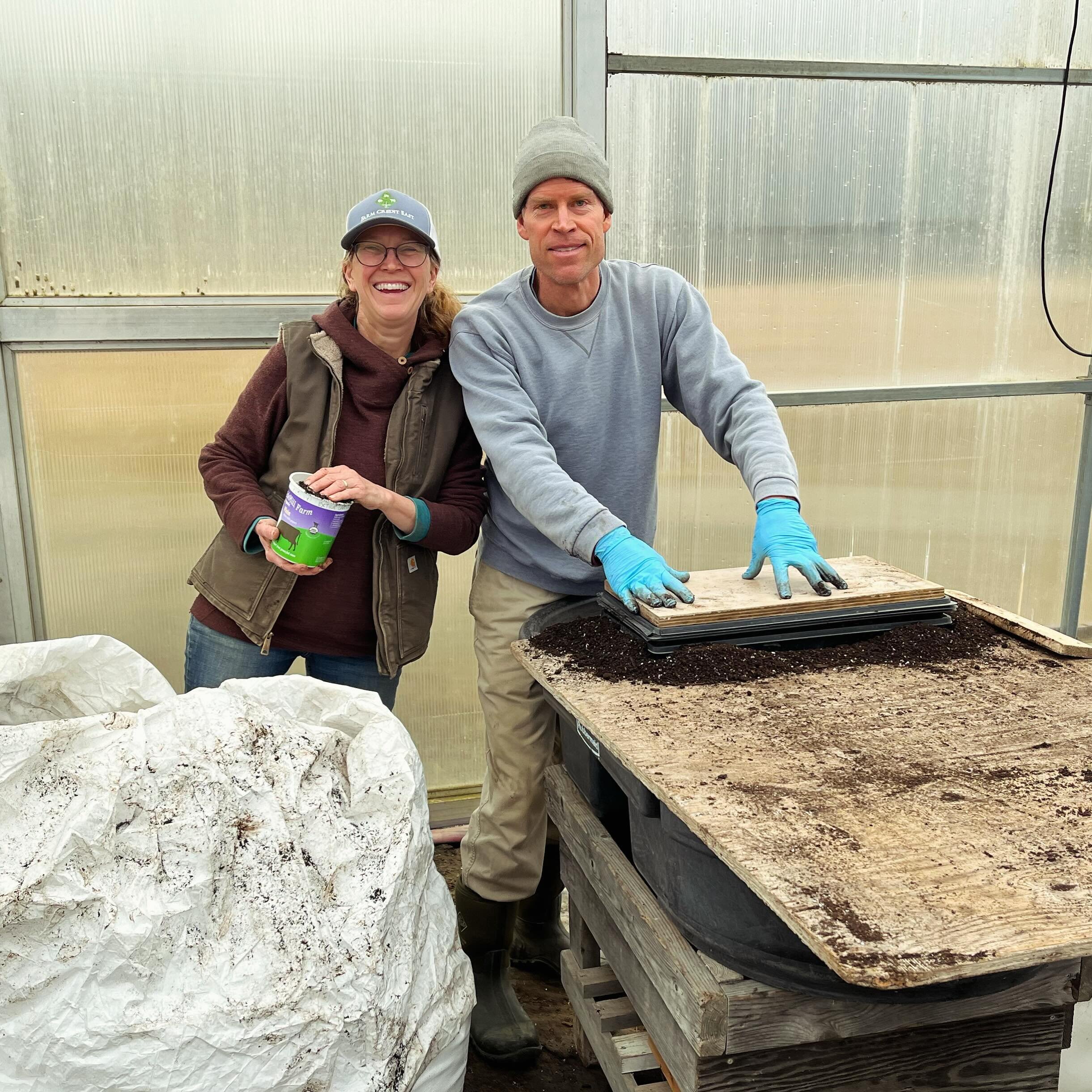 Greenhouse work has begun!  Onions, scallions, and some long-season crops like haba&ntilde;eros are all happily tucked into the soil and getting ready to sprout.  Spring is around the corner&hellip;

#seeding #greenhouse #organic #certifiedorganic #r