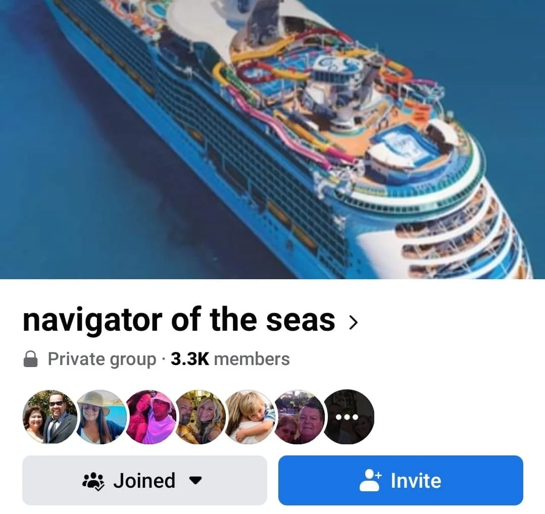 Navigator of Seas Facebook Group
