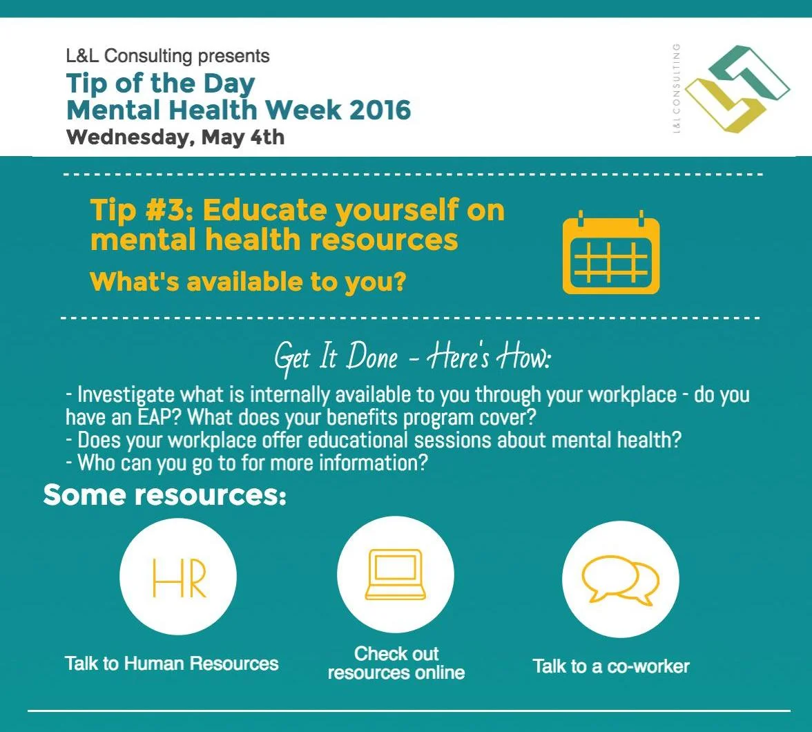 Every workplace offers different services/benefits to employees. What you had at your last job might be very different than what is available to you now. Usually employee's are given a package from HR during their first few days at a job, outlining benefits plans and EAPs. Usually employee's forget about the details and don't refer back. Refresh your memory on what is available to you so you know what your options are. Many services are preventative and can help in many ways before something becomes more challenging. 