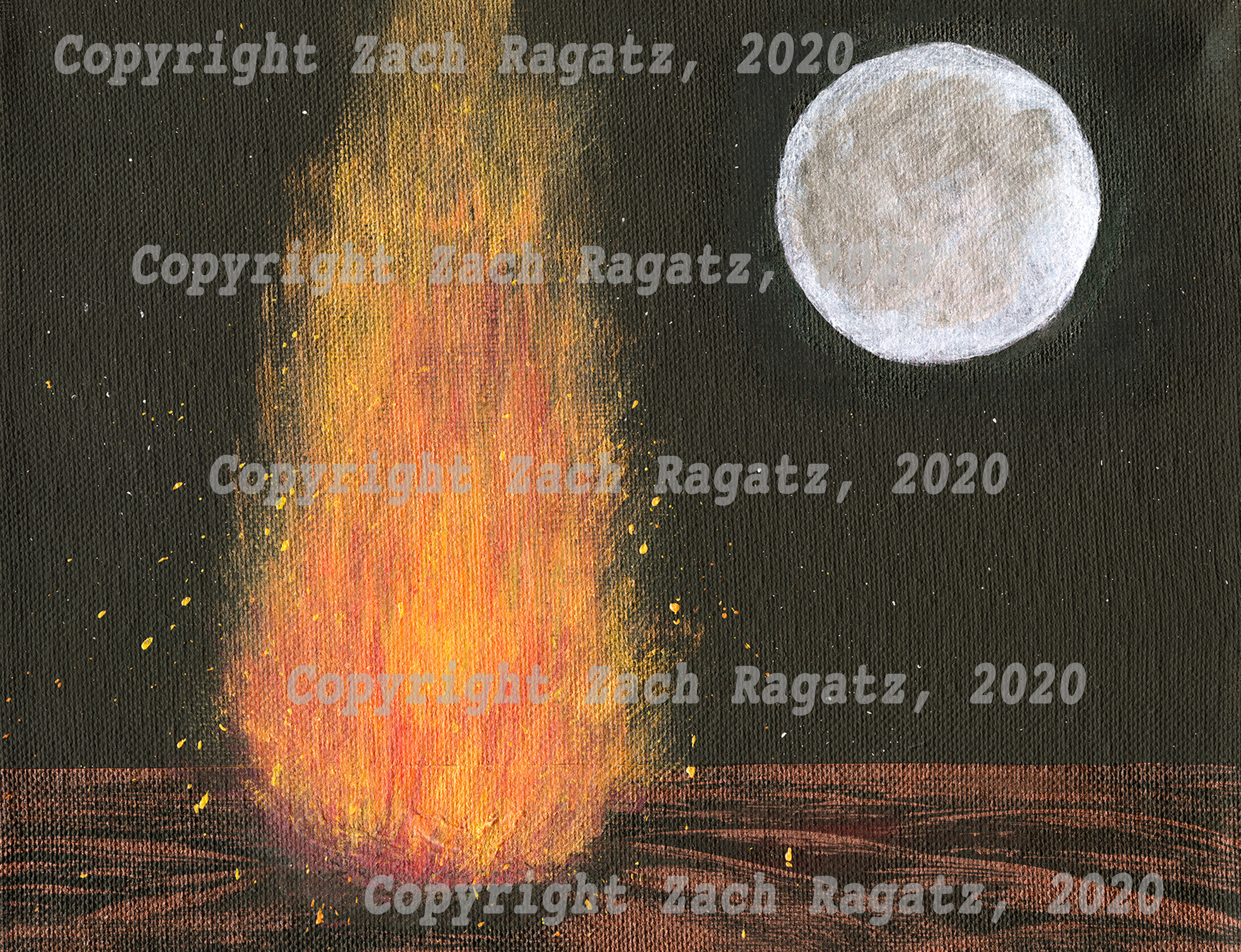 #25 Moonlit Bonfire