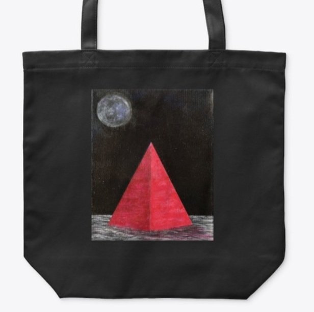 Blood Moon Pyramid - Tote Bag