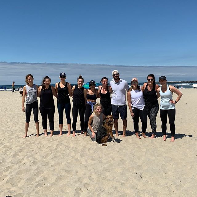 Happy birthday @robynnicole10 So glad you made me a part of it. #beachworkout #sandiego #sixpacks4summer