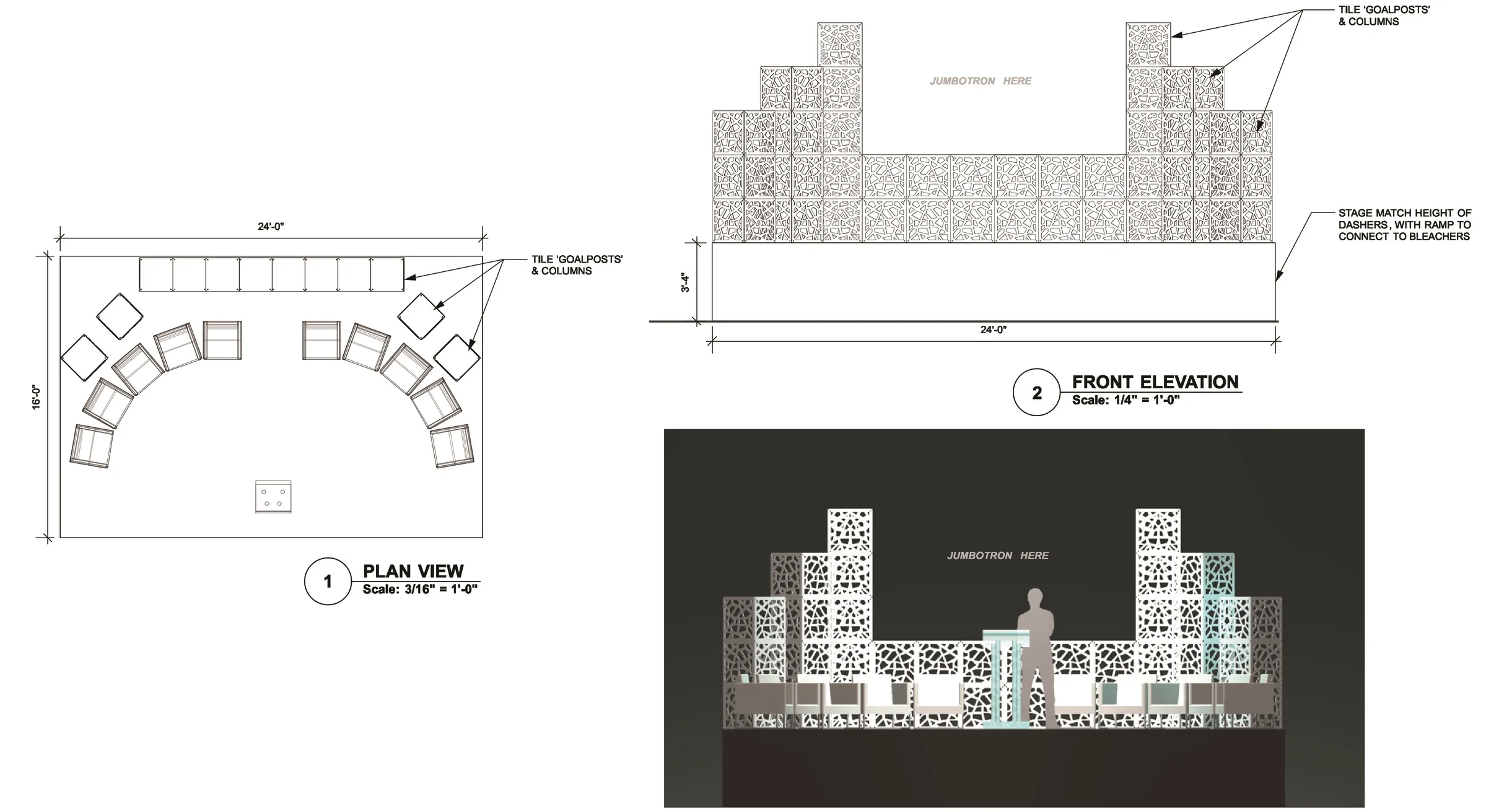 Scenic Tiles - Stage Set 'BreakUp'