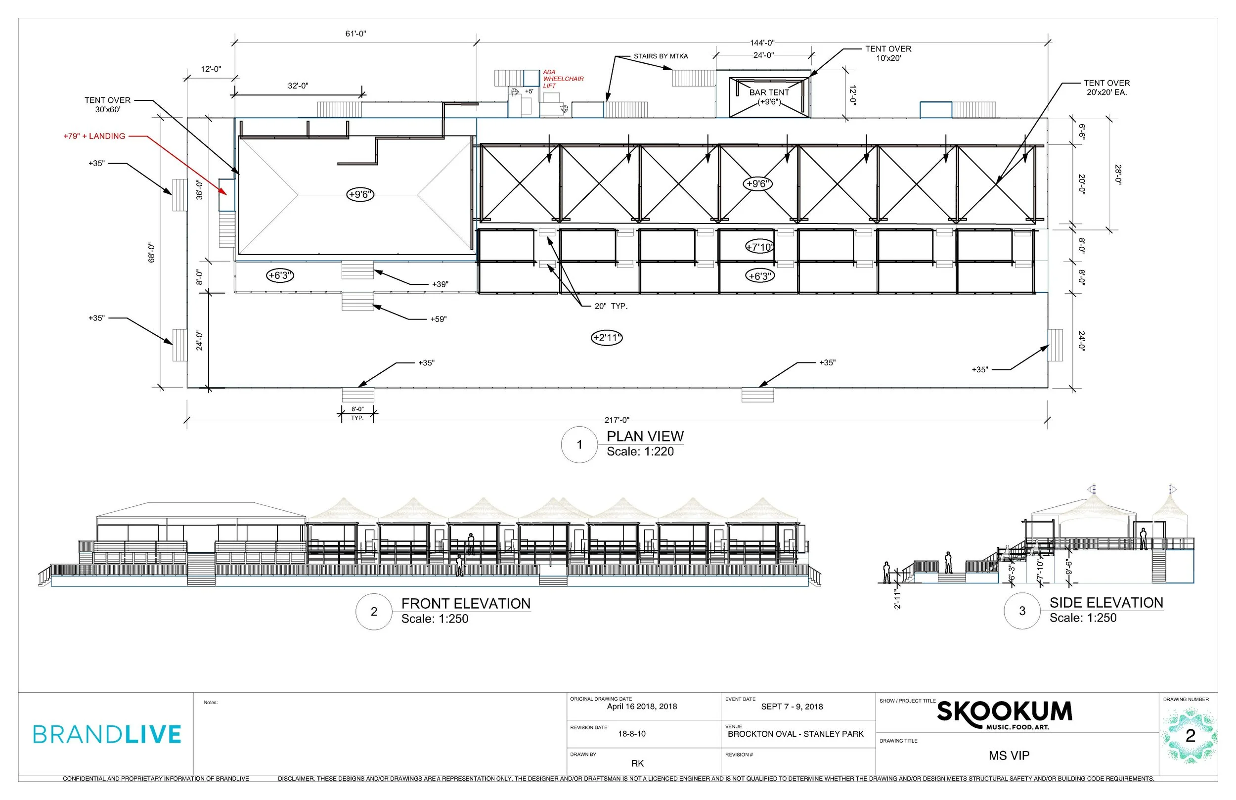 VIP Chalet Mainstage - Structure Plans