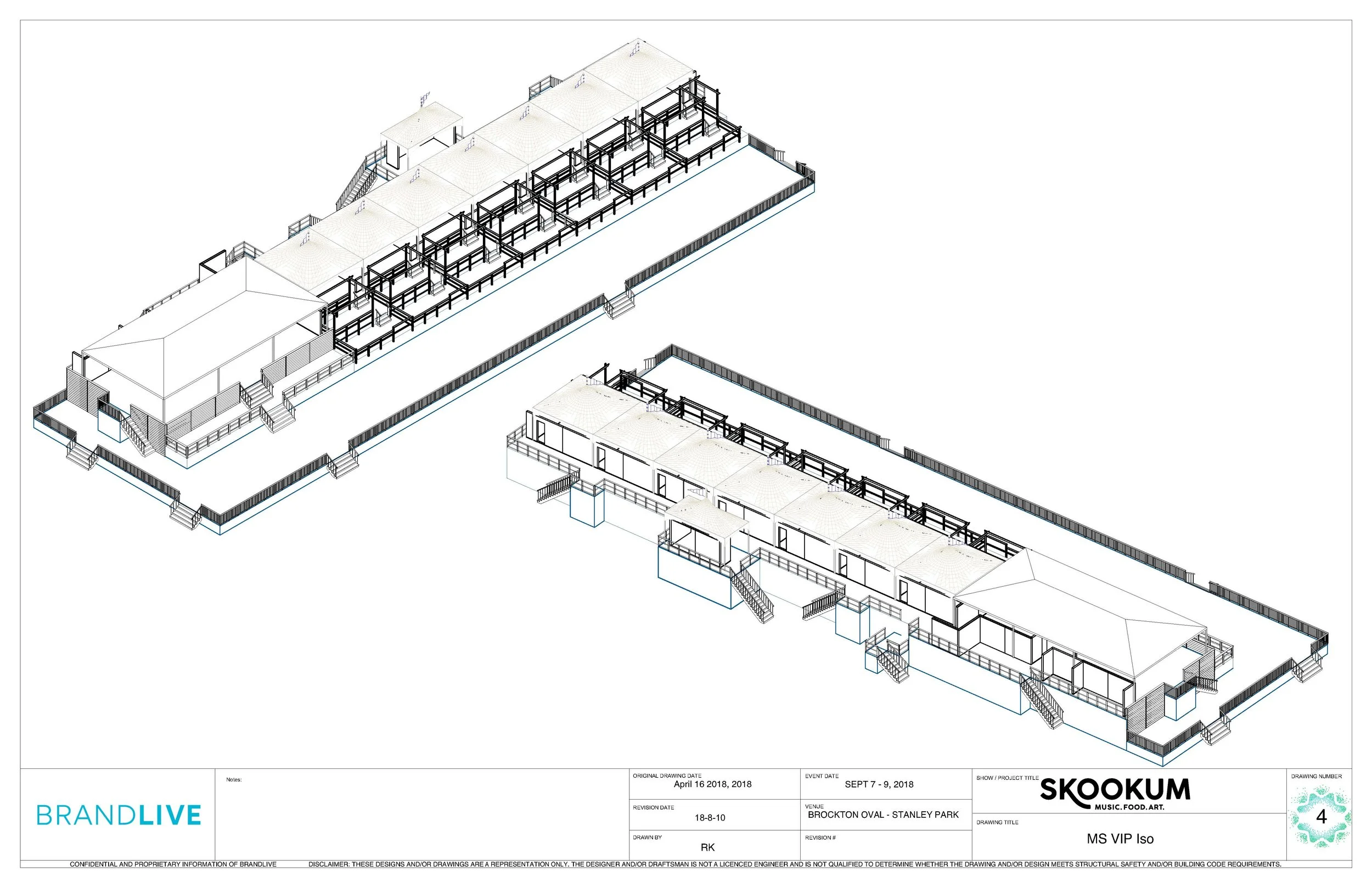 VIP Chalet Mainstage - Structure Plans