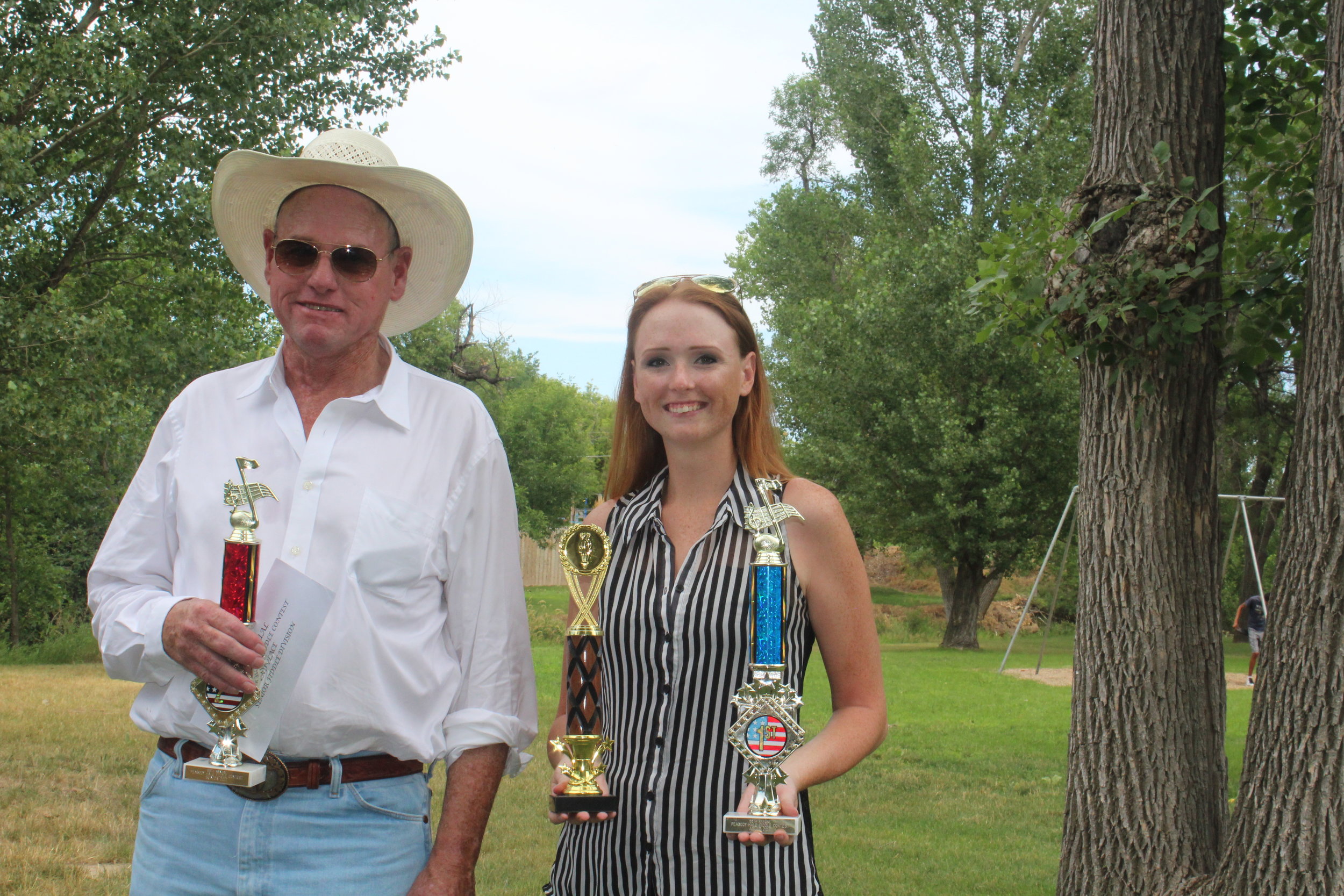 Crawford NE Fiddle Contest. Ronn got 2nd in his division. Abby got 3rd in Vocal and 1st on Fiddle in her division.