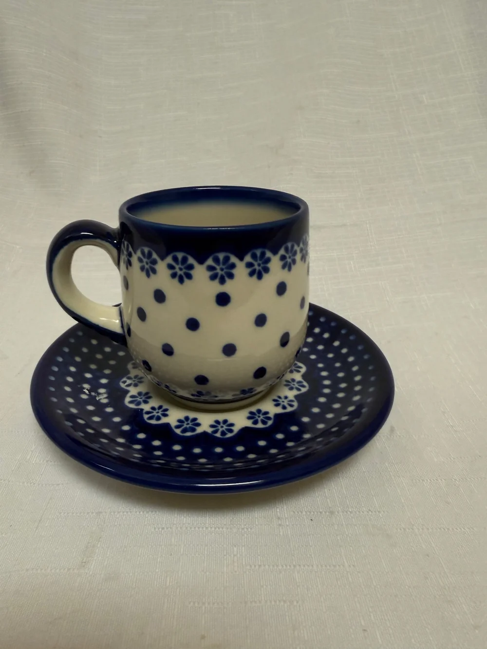 Tazza Polish Pottery 330ml Ceramica Spring Splendor UNIKAT - Fatte A Mano In Polonia - 2