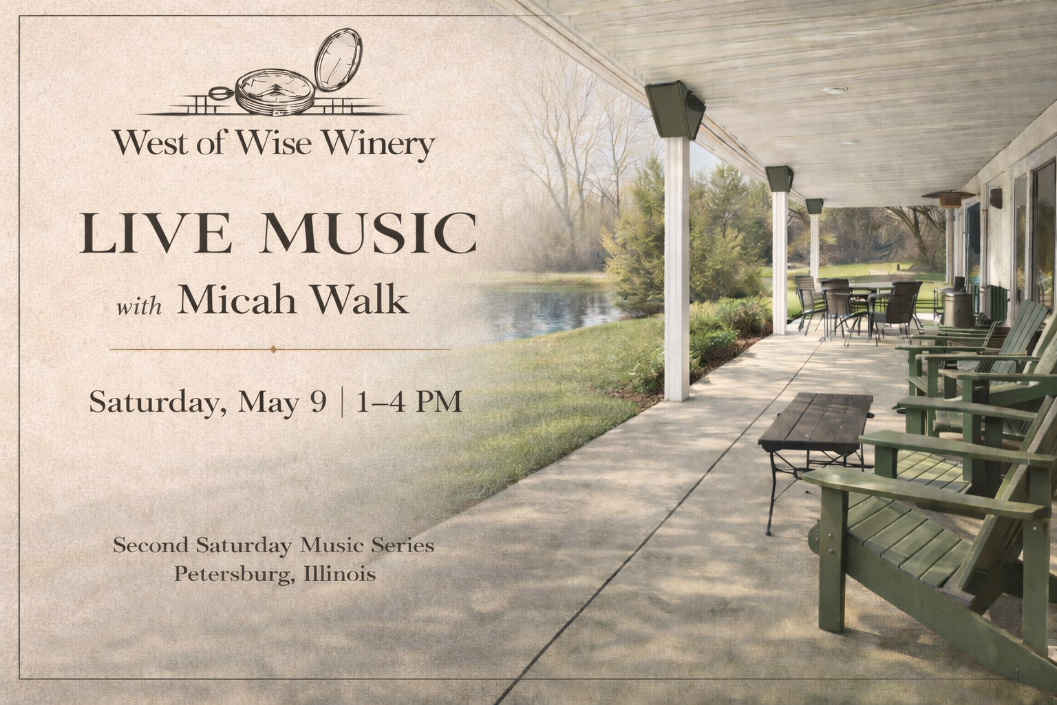 Second Saturday Live Music | May 9 | Micah Walk