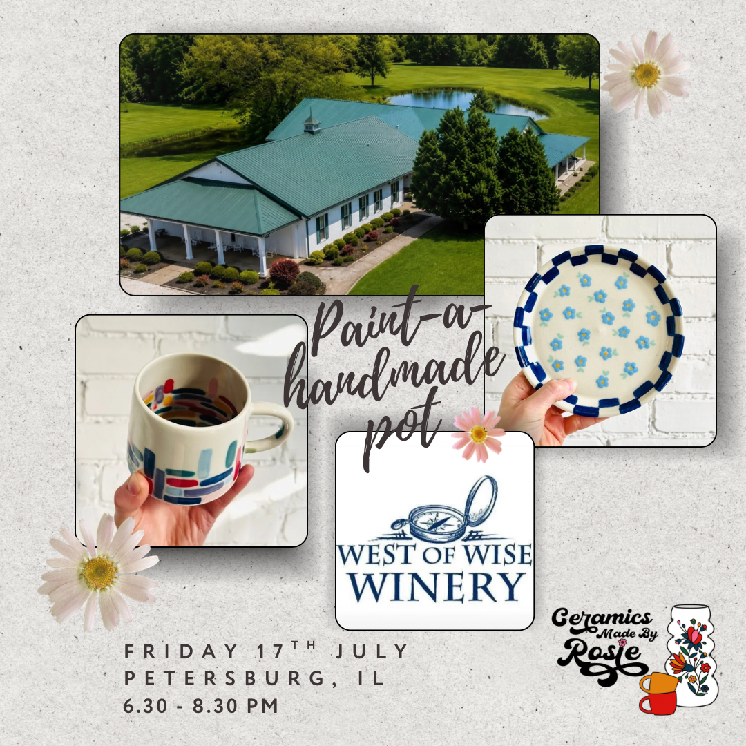 Paint-a-Pot Night at West of Wise Winery