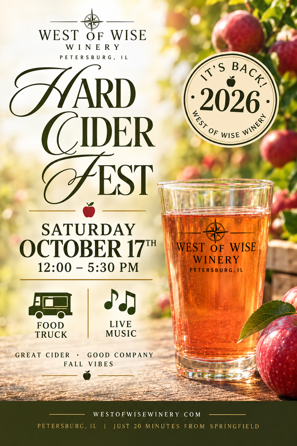 Hard Cider Fest at West of Wise Wine