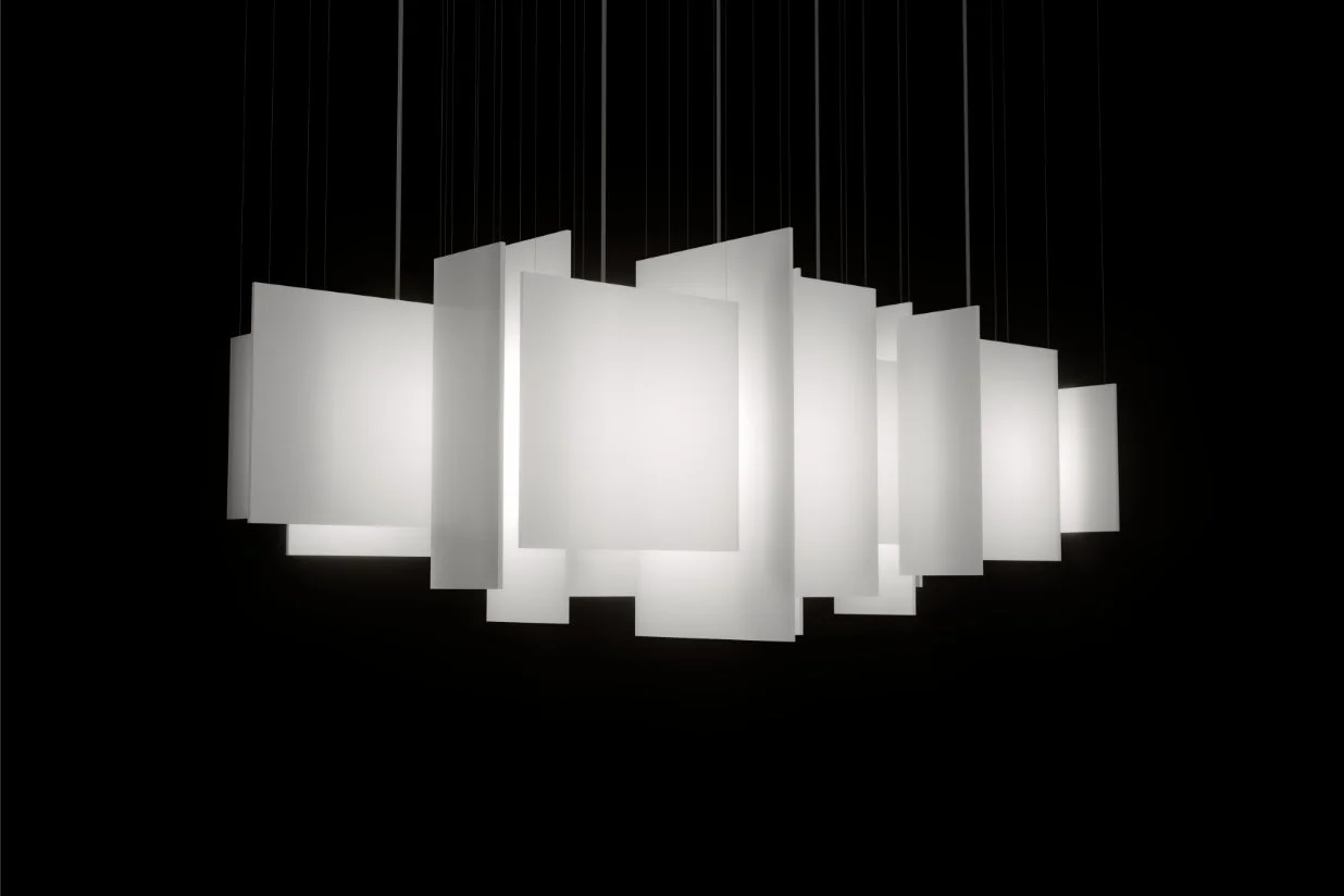 Serac Chandelier, 60 x 20