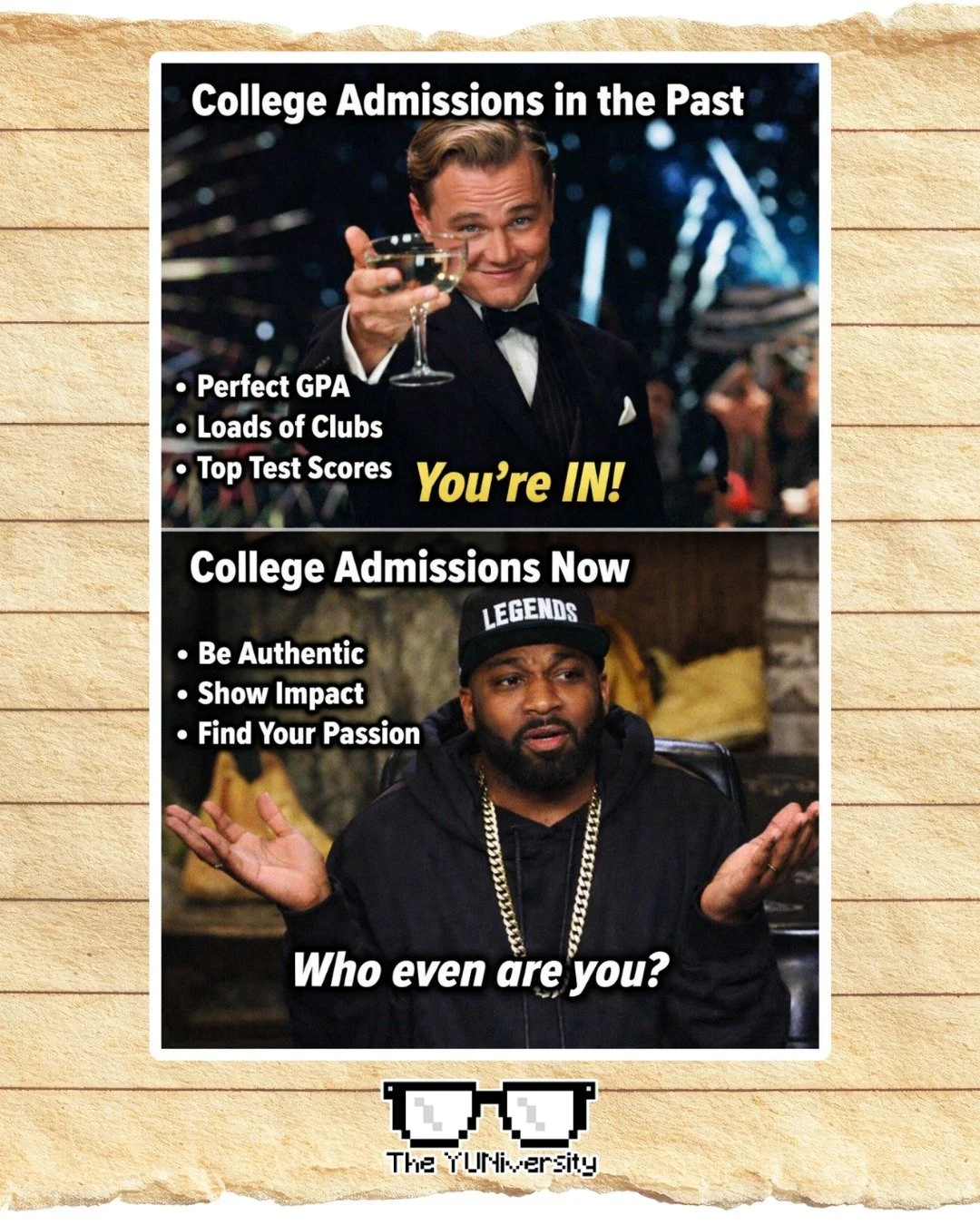 College admissions used to feel like a formula: perfect GPA, stacked r&eacute;sum&eacute;, top test scores &hellip; done. ✔️

Now? It&rsquo;s more nuanced&mdash;and honestly, more human.

Grades and scores still matter, but they&rsquo;re just the sta