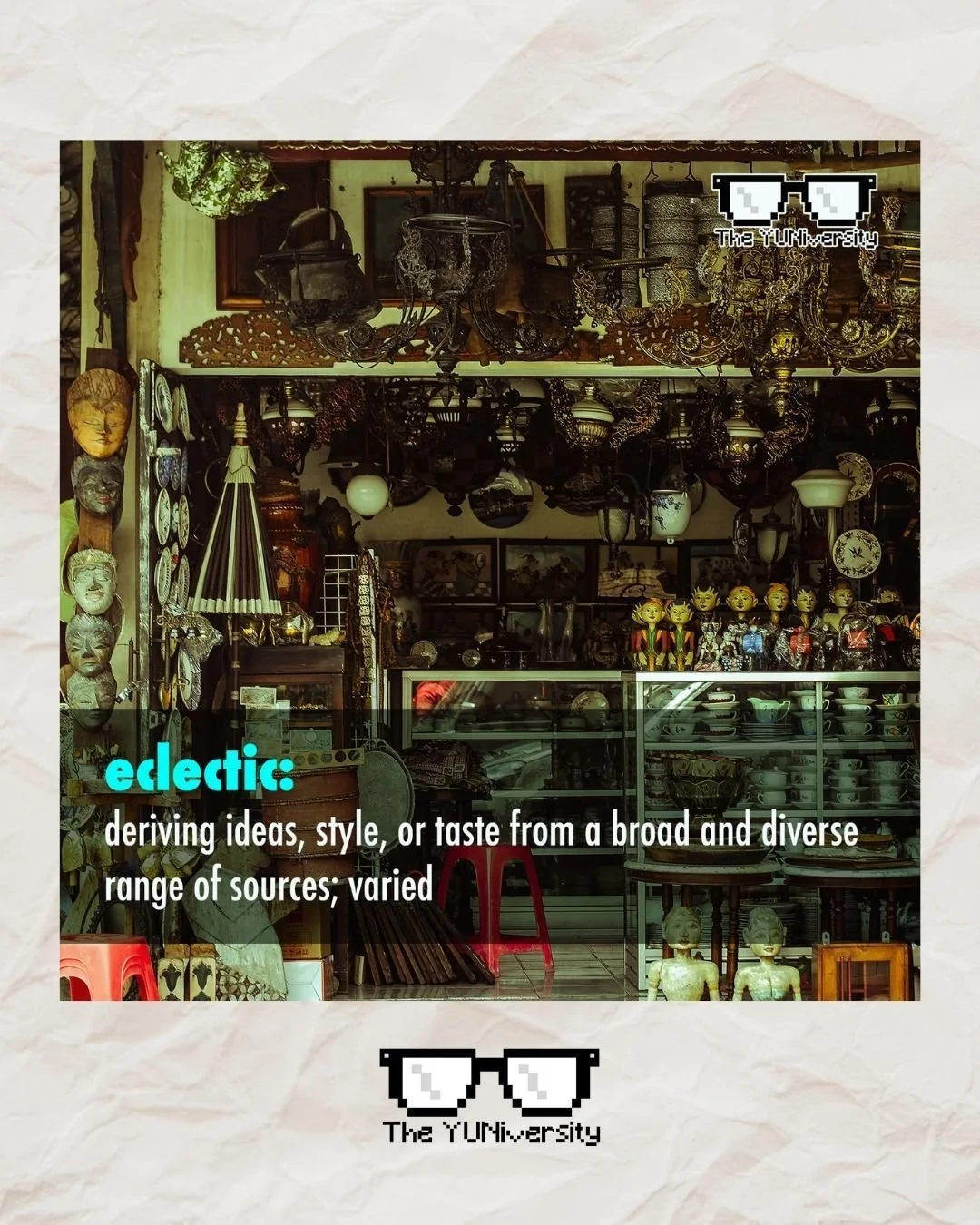 ✨ Why &ldquo;Eclectic&rdquo; Is the College Essay Power Word You Never Knew You Needed ✨

You know that moment in your college essay when you're trying to explain how you're really into robotics, 18th-century French poetry, urban gardening, and compe