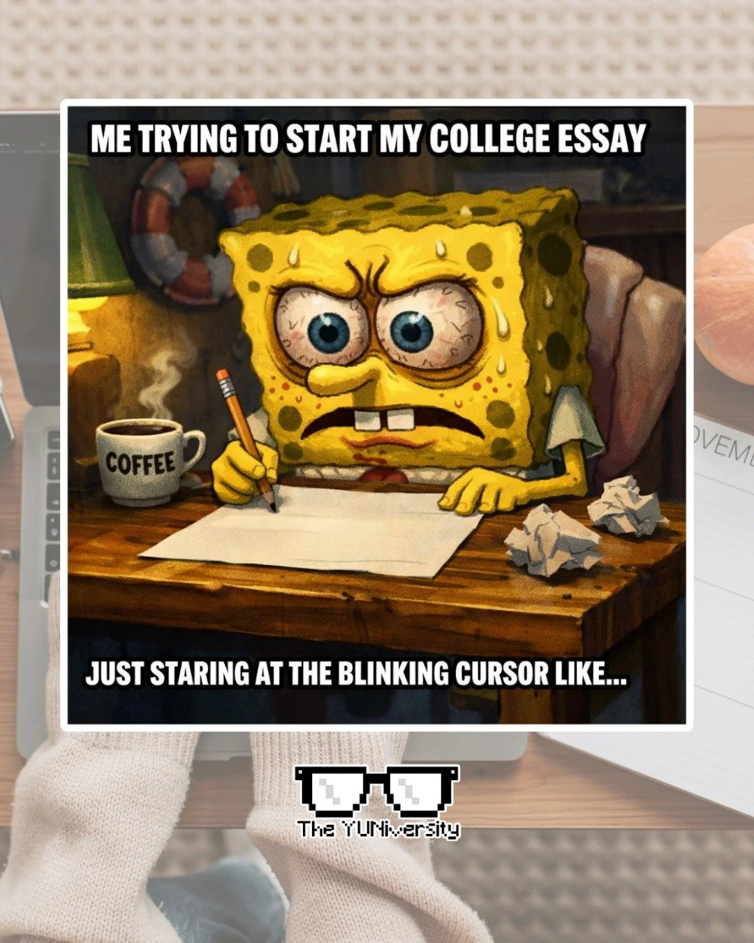 You&rsquo;ve been staring at the blinking cursor for 30 minutes &hellip; 😵&zwj;💫

Typing. Deleting. Overthinking the first sentence of your college essay.

Here&rsquo;s the good news: your hook doesn&rsquo;t need to be dramatic. It just needs to be