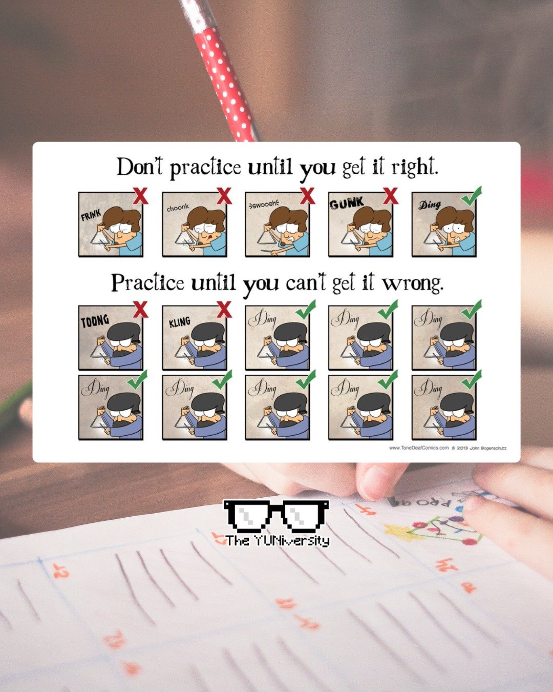 Most students stop practicing once they get a problem right. That&rsquo;s the mistake. 🚫

Getting it right once means you understood it that time. It doesn&rsquo;t mean you own it.

The real goal isn&rsquo;t &ldquo;I can get this right.&rdquo; It&rs