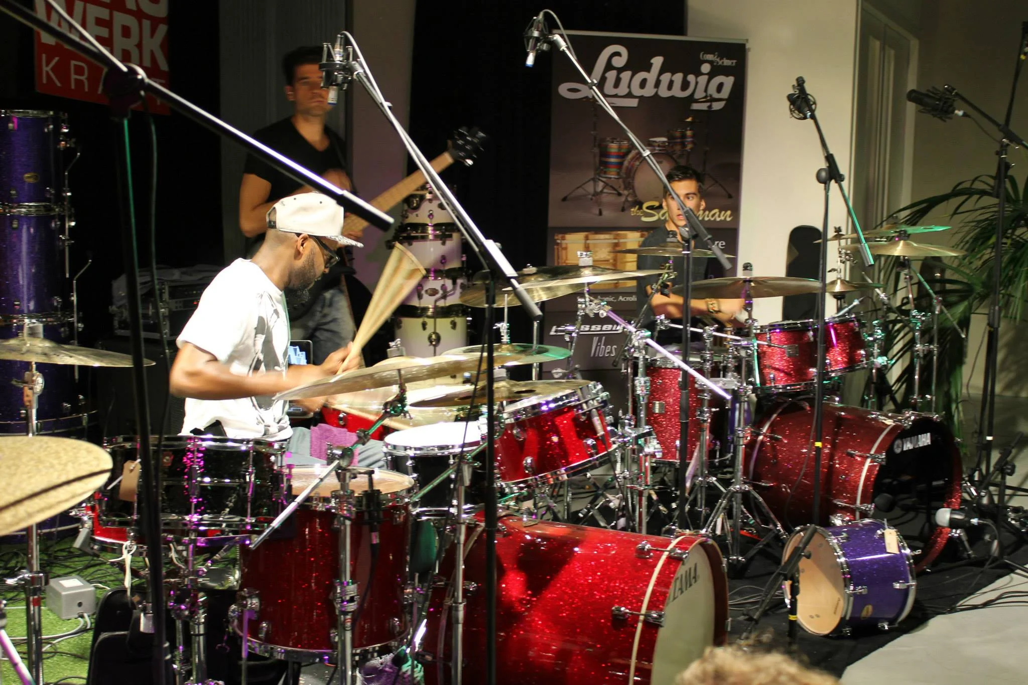 Drummer Wes Watkins&nbsp;in Amsterdam.