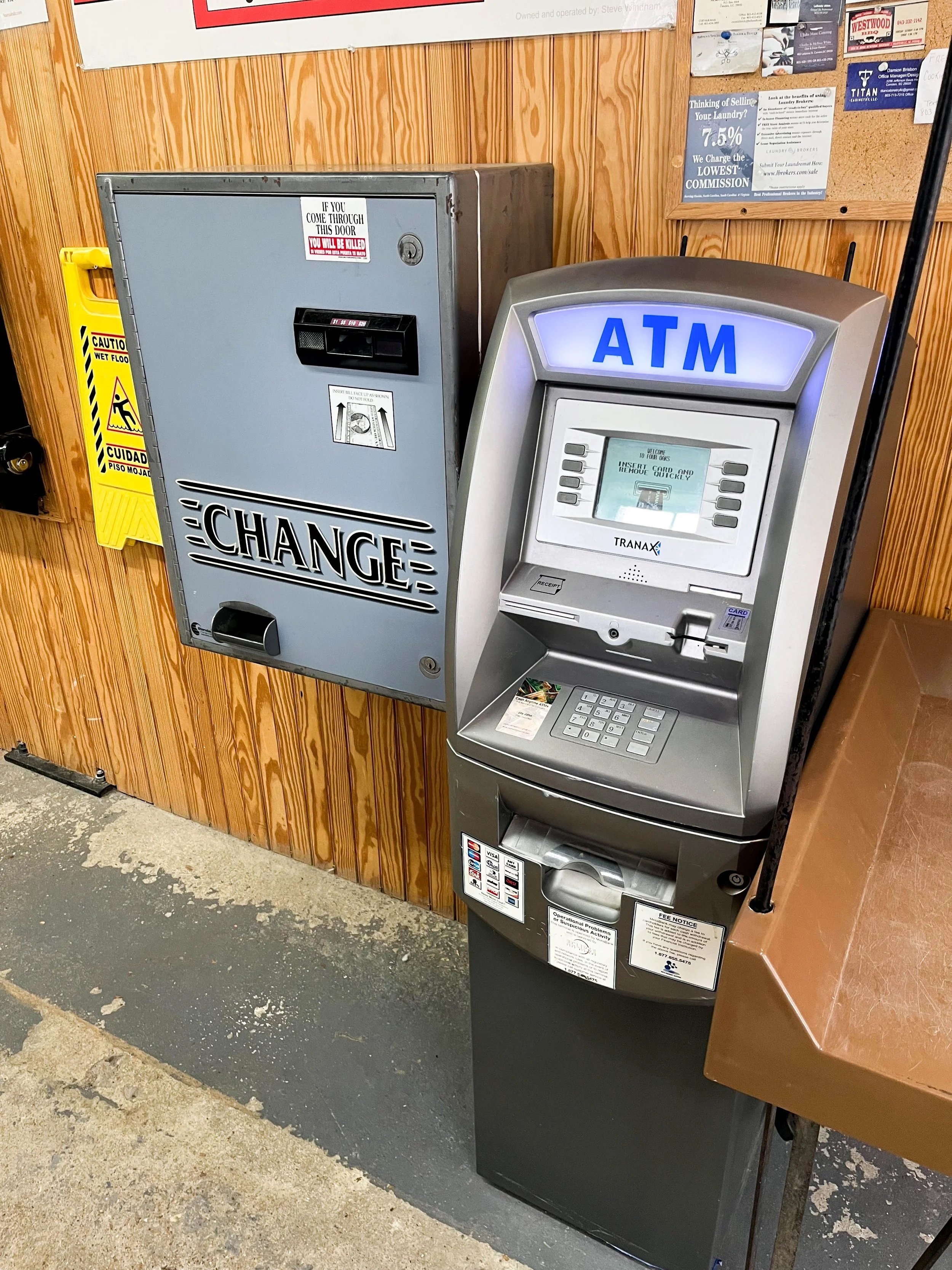  NEW ATM at Four Oaks of Camden!  