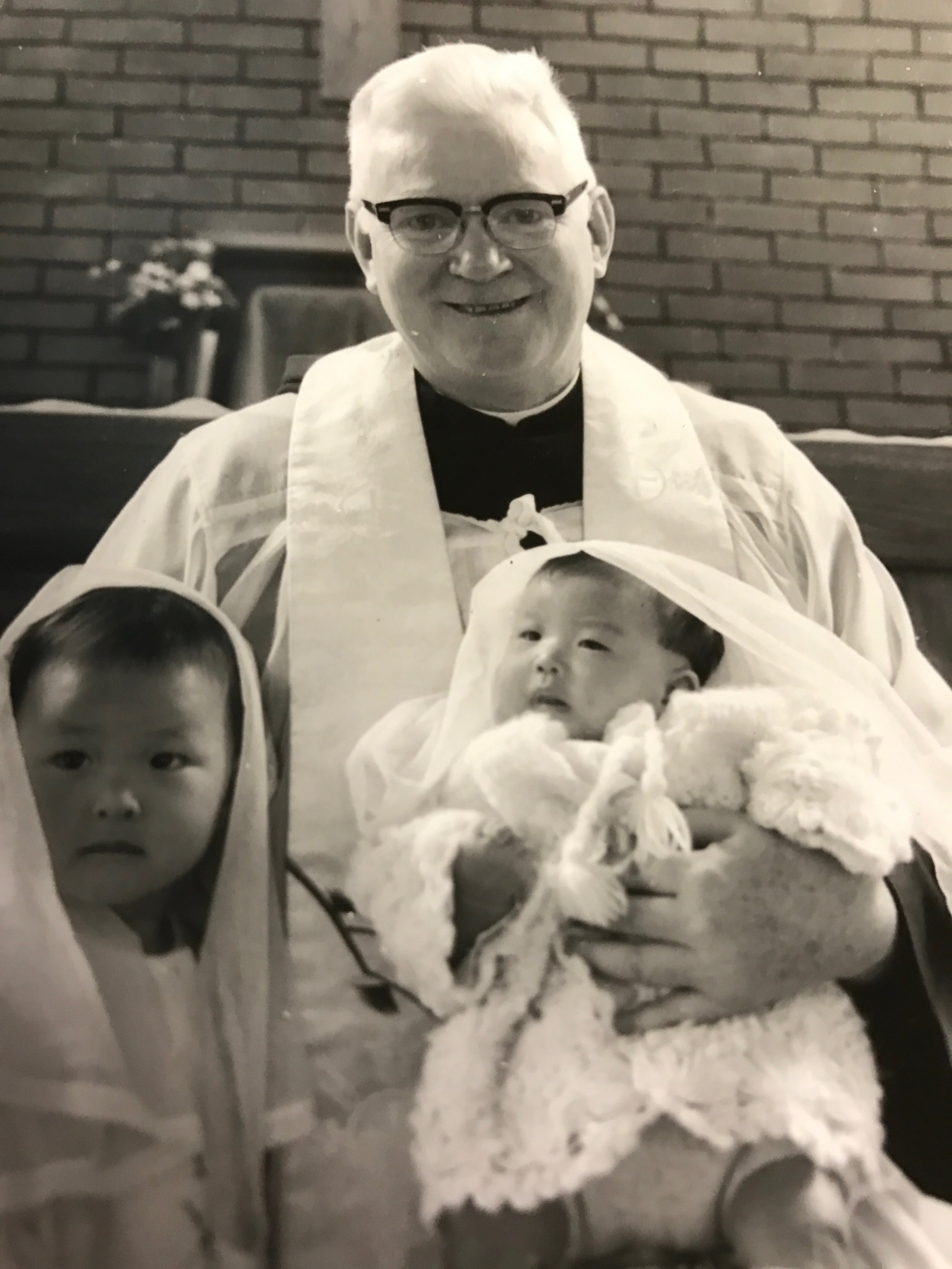 Father Purcell baptized many children and was a beloved presence who is still remembered today