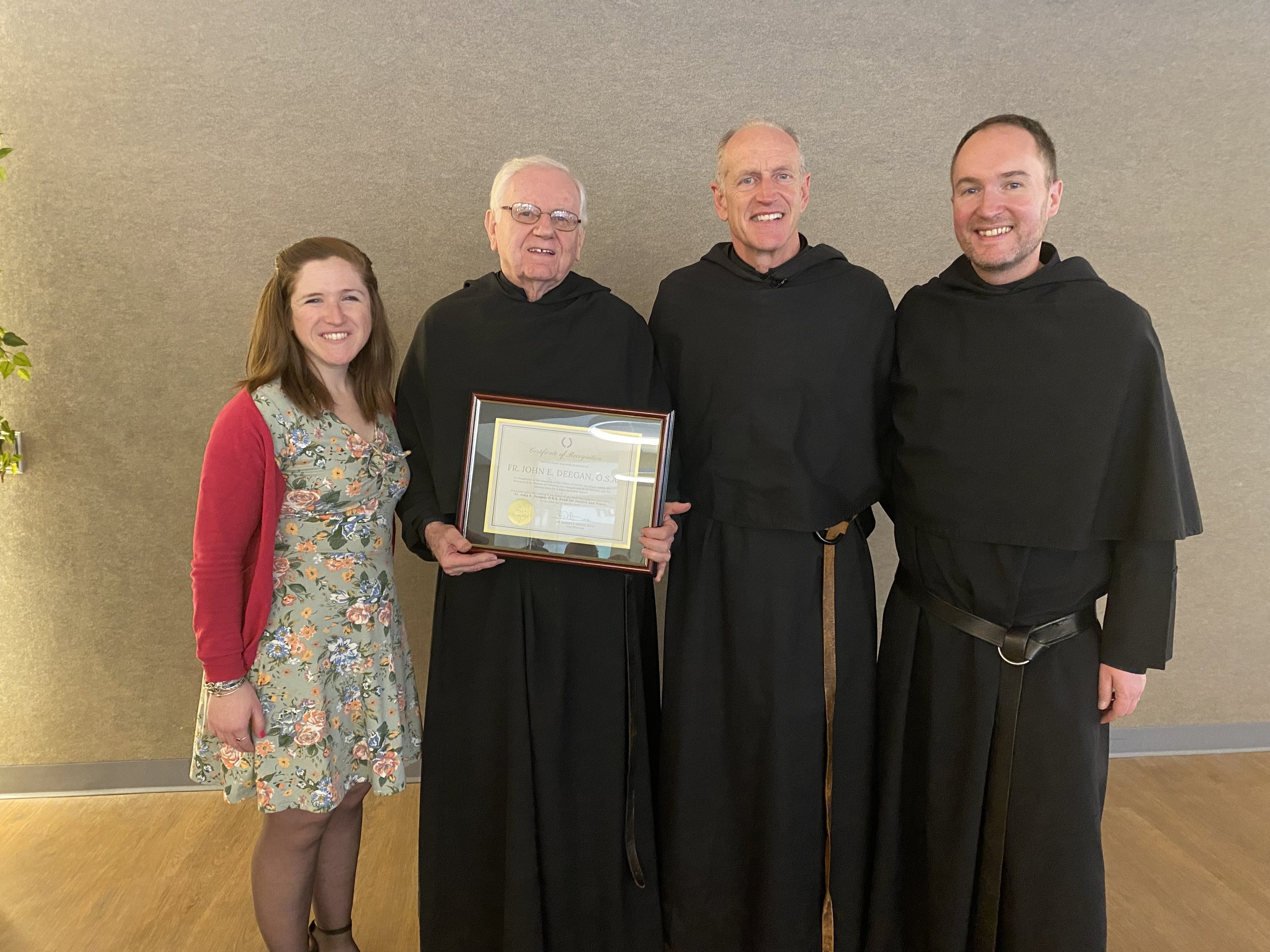 Announcing the Fr. John E. Deegan, O.S.A. Fund for Justice and Peace