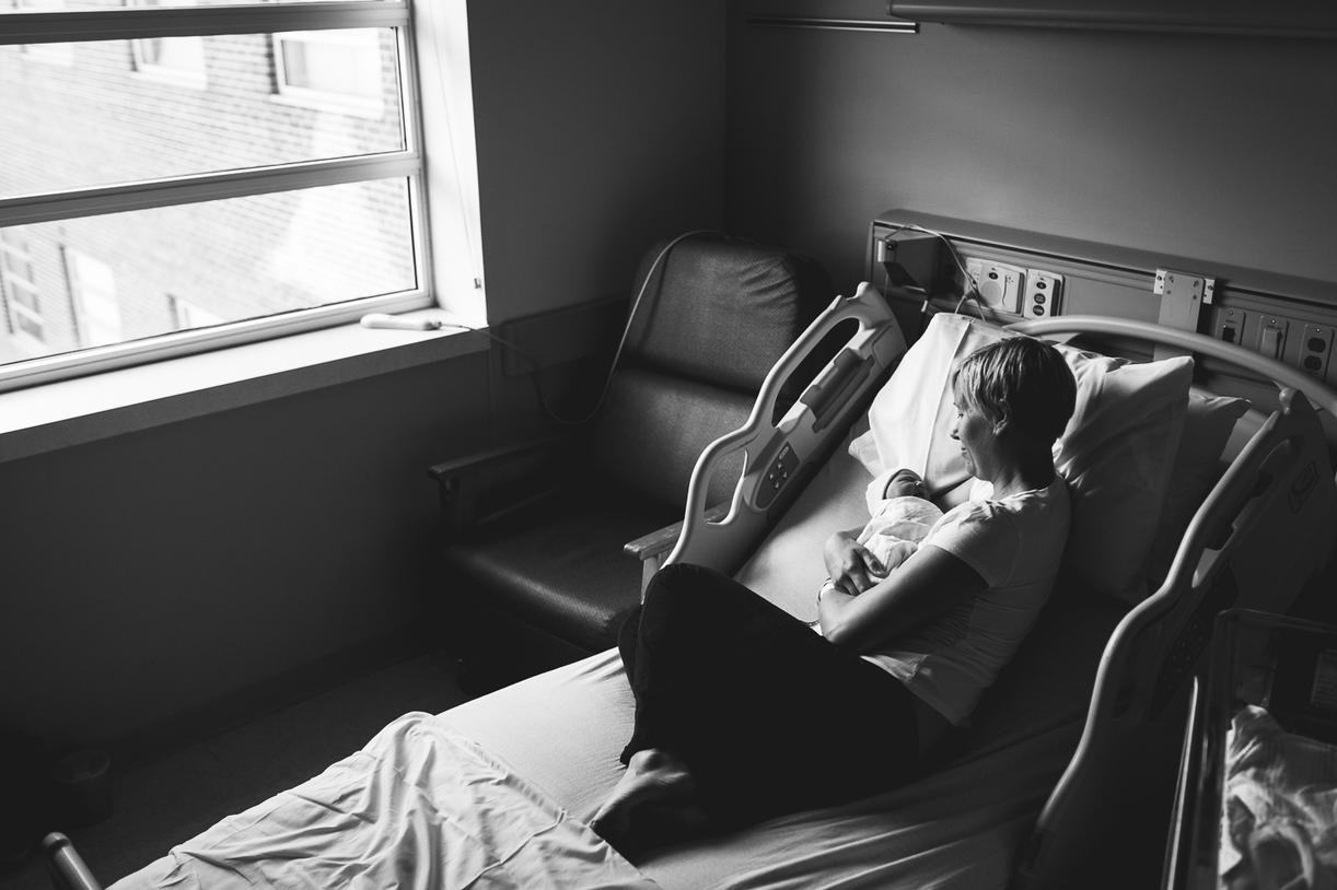 Fresh 48 session with baby Edie • Hospital session Maryland photography