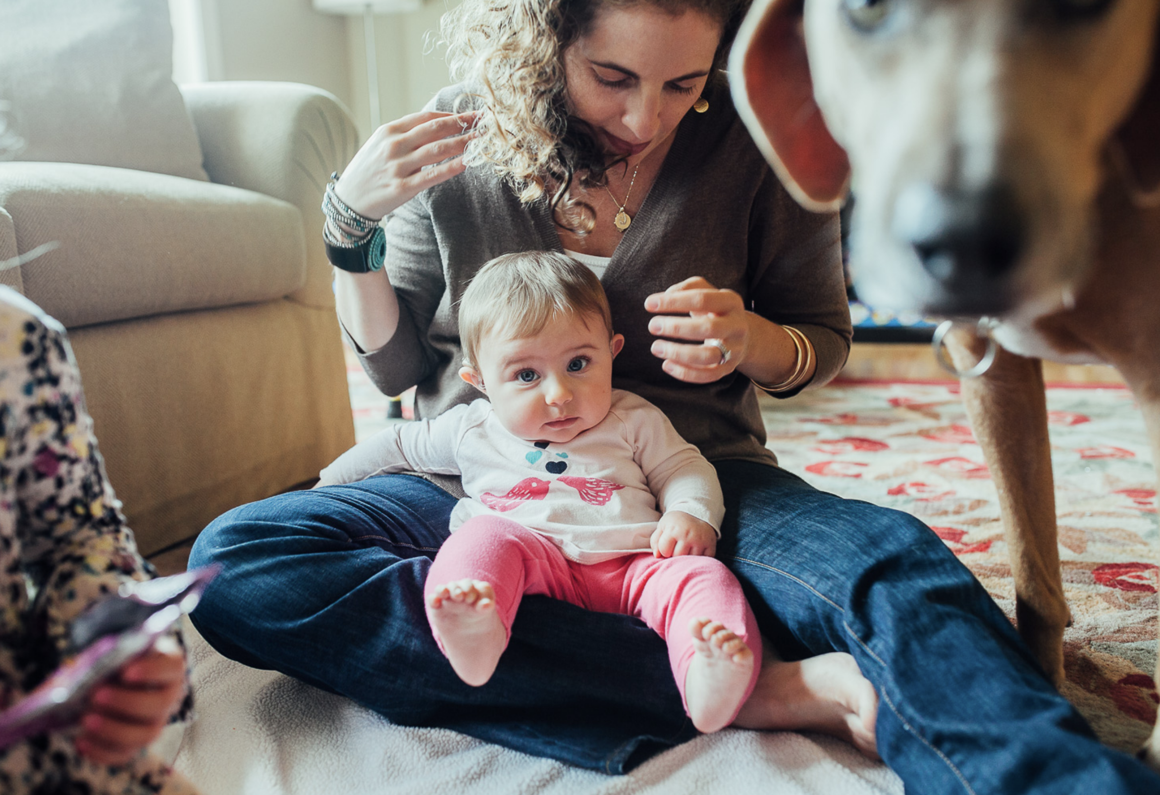 In-home family session • Bethesda storytelling photography