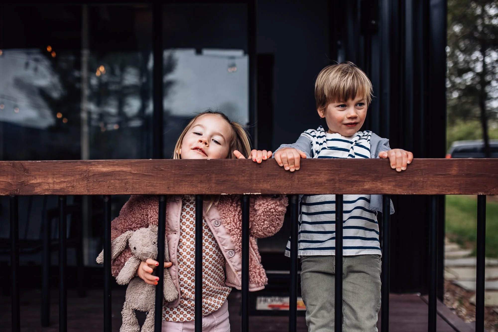 Spring family photos at their vacation home • DMV family photographer