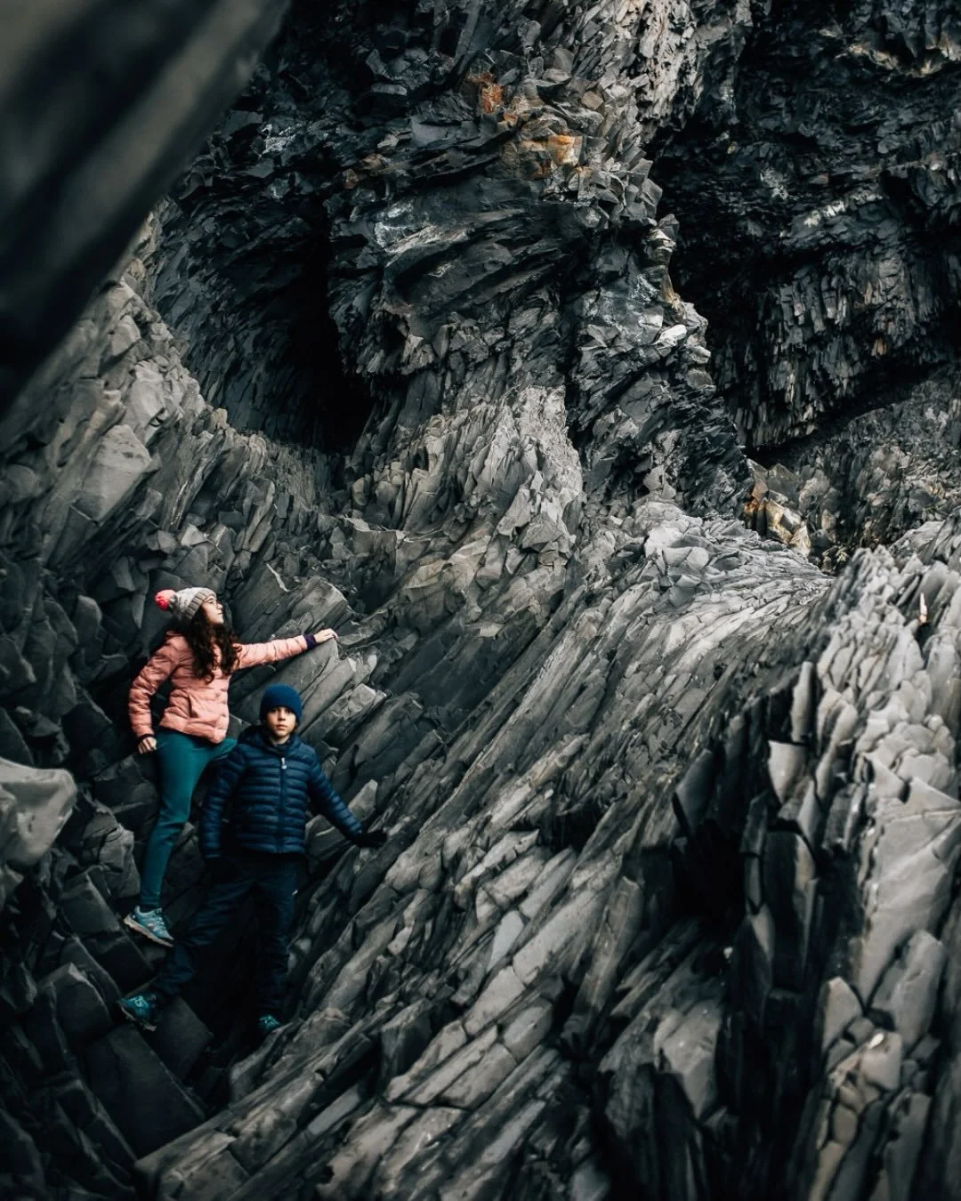 Part of the Reynisfjara black sens beach in Iceland has vanished due to severe erosion. We were there last summer and I&rsquo;m happy I took (forced my kids) to take these photos. 

Nothing is permanent. If you have something on your bucket list, fin