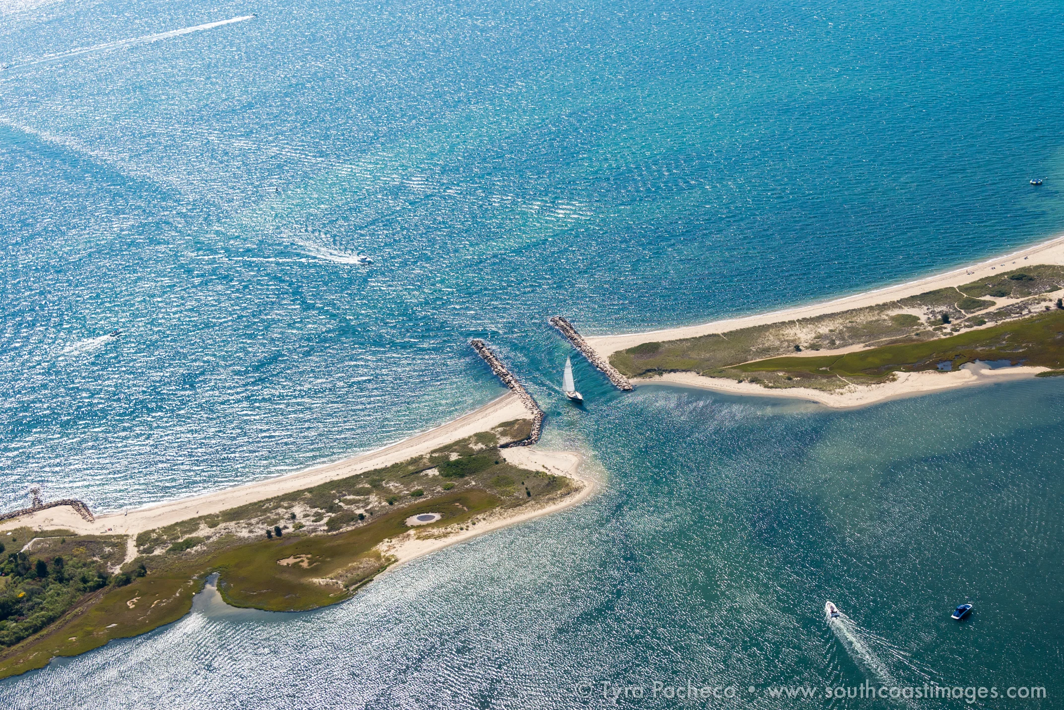 Bristol Beach in Falmouth, Massachusetts