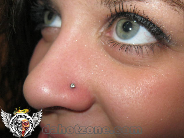 Nose piercing