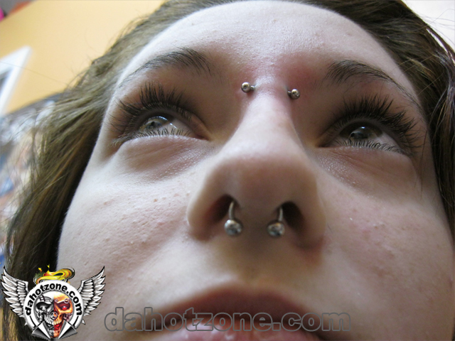 Bridge piercing