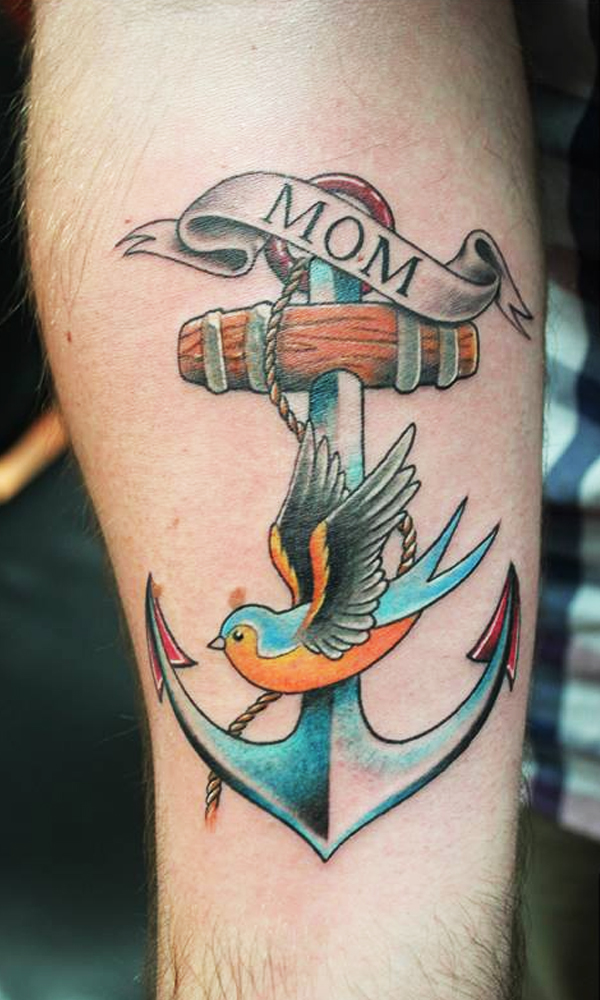 Anchor tattoo