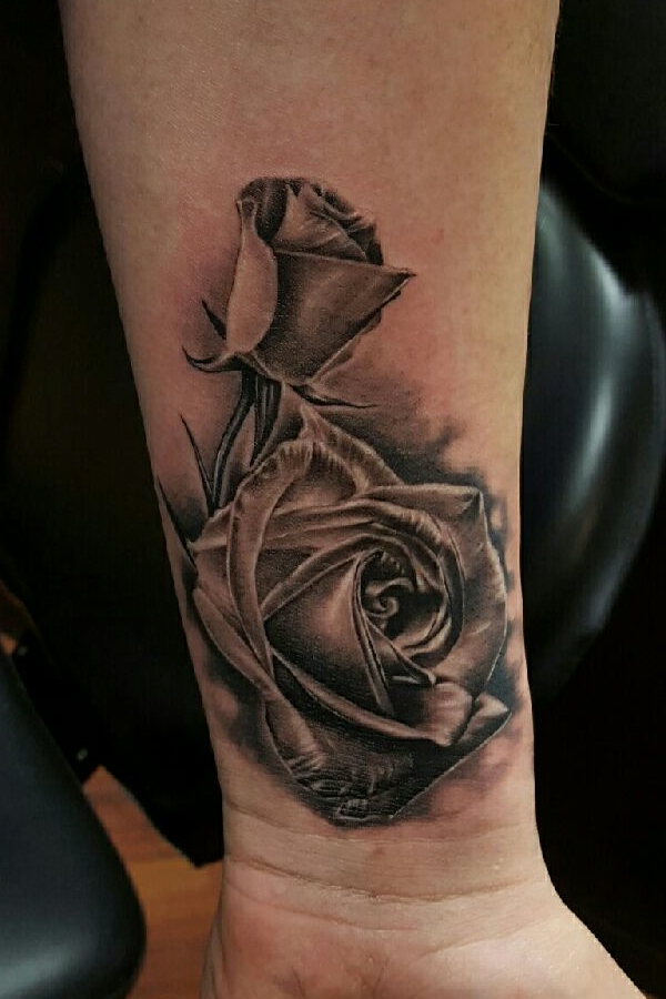 Rose Black and Grey